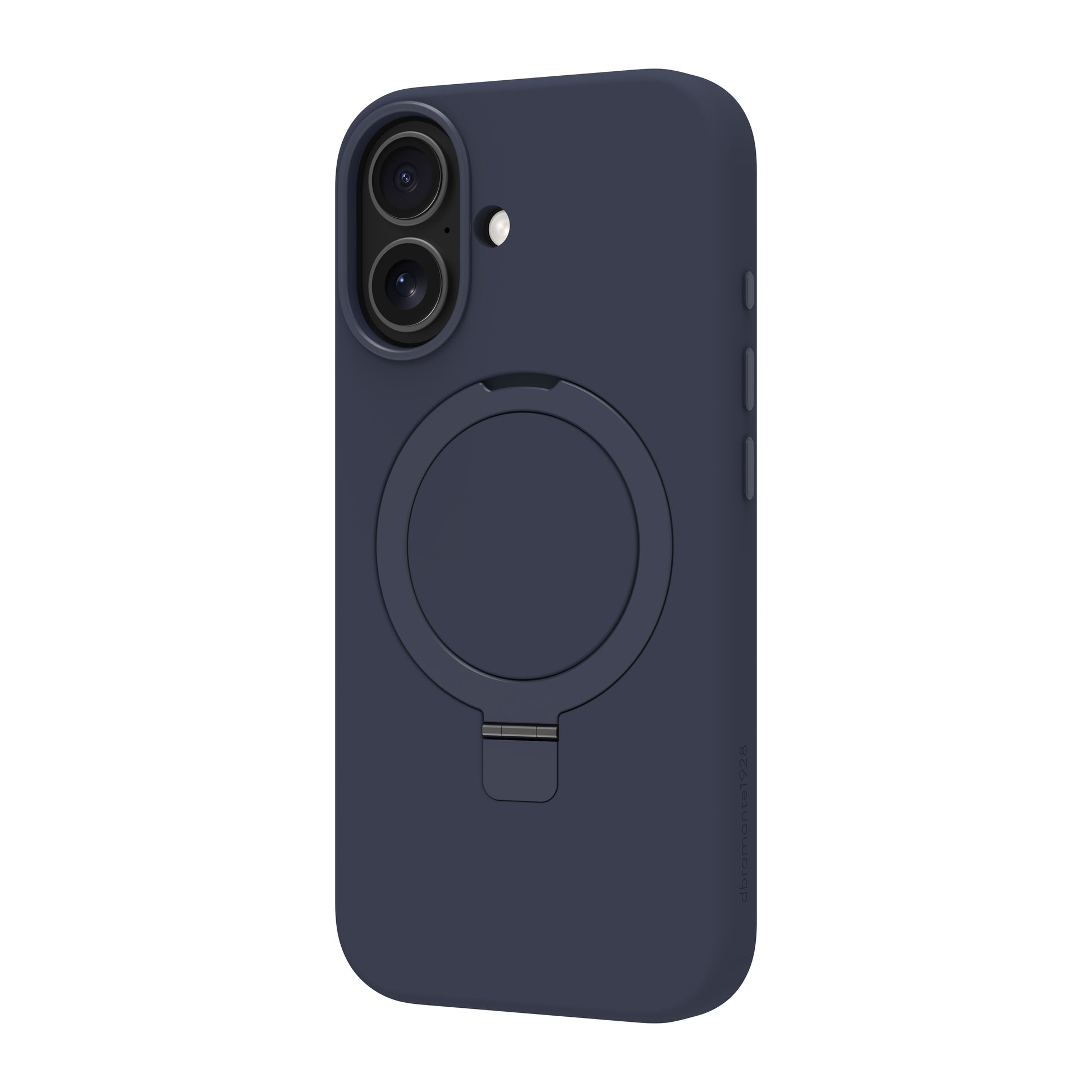 dbramante1928 Roskilde MS Kick ICON Backcover – für Apple iPhone 17, mit Ständer, Kunststoff, Dunkelblau