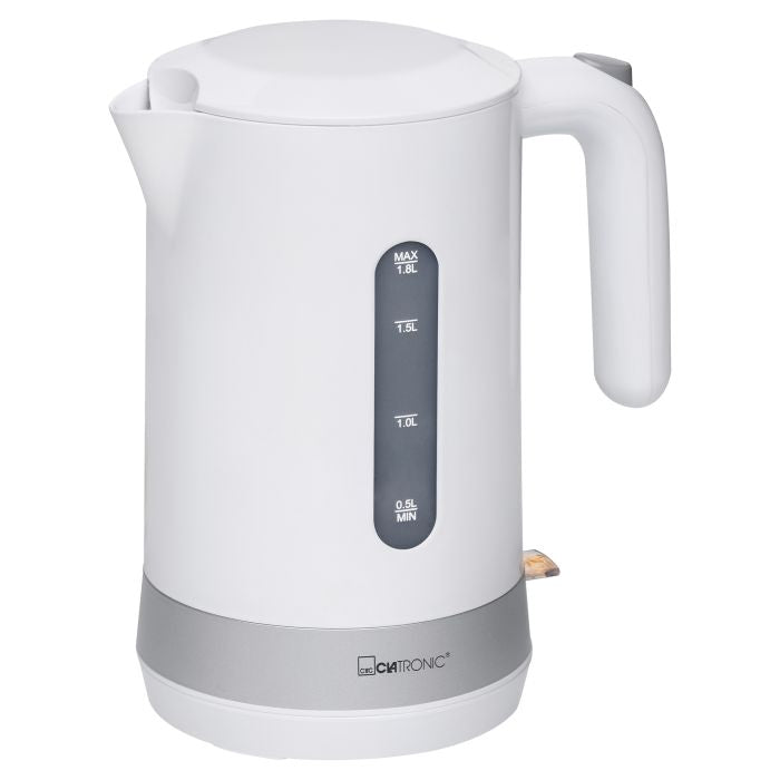 Clatronic Wasserkocher – 1,8 l, Weiss, WK 3840