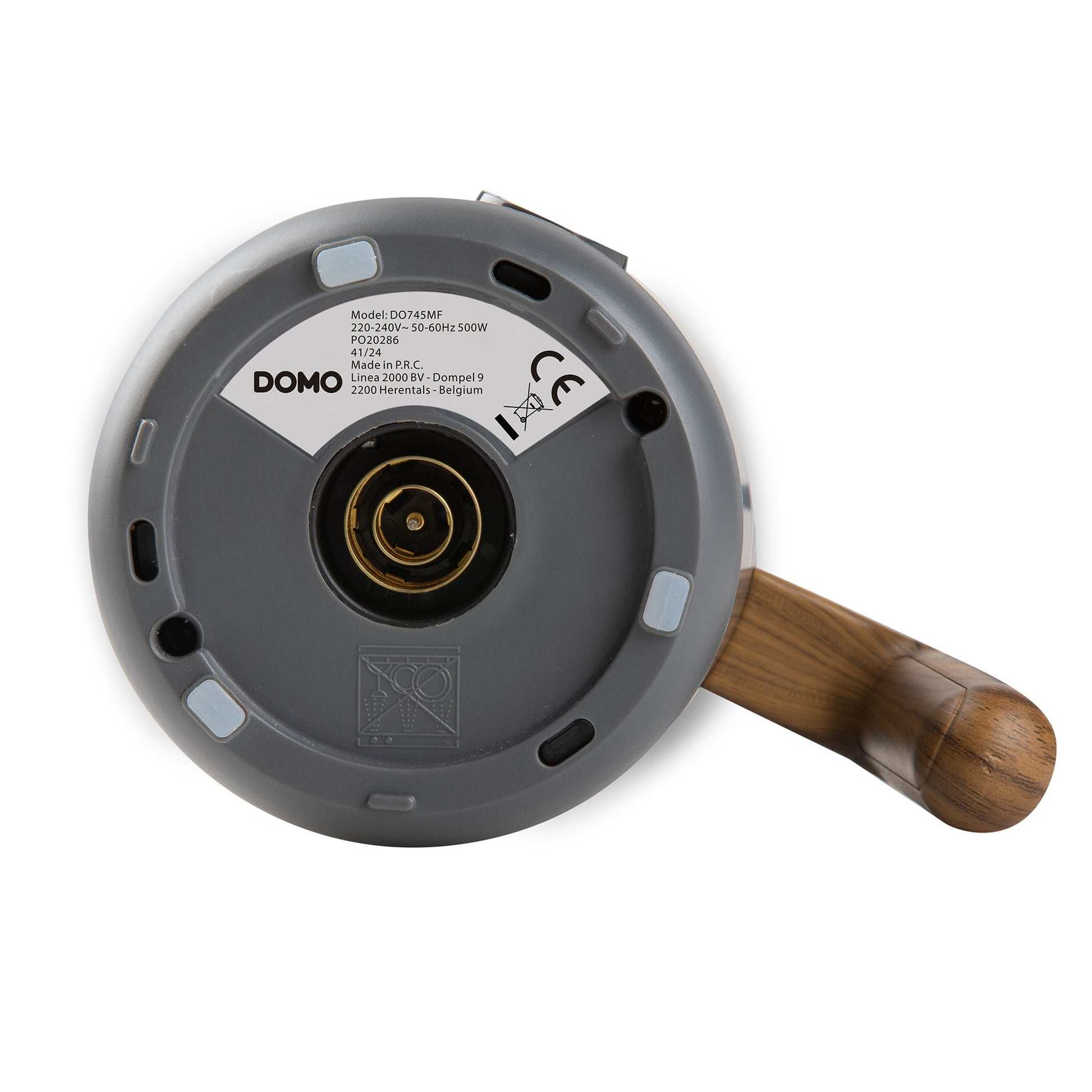 Domo Milchaufschäumer DO745MF – 300 ml, 500 W, Teflonbeschichtet – Grau