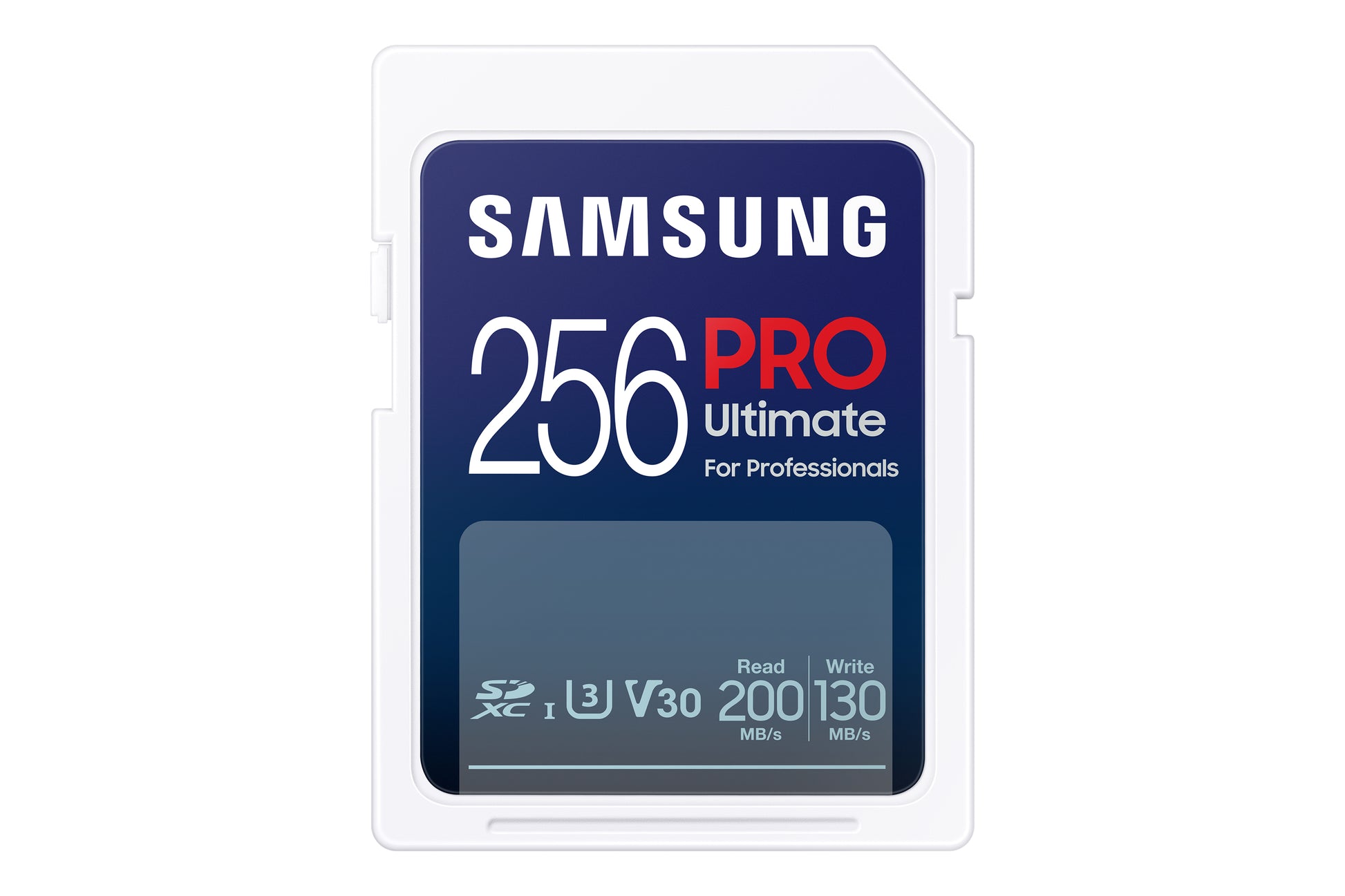 Samsung MB-SY256S SDXC 256 GB – UHS-I, U3, V30, 200/130 MB/s, Weiss