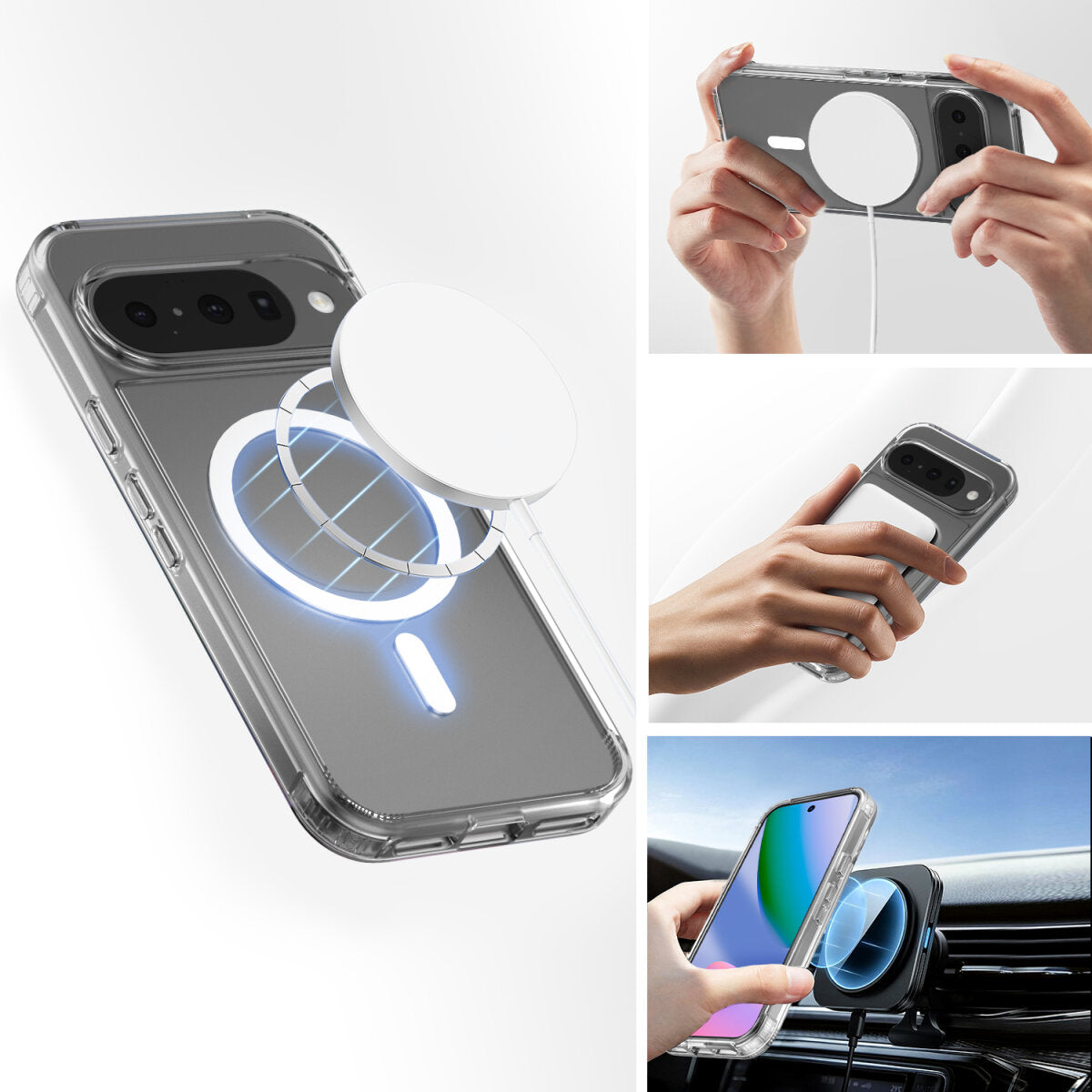 4smarts Displayschutz, Case Friendly – für Pixel 10 Pro – mit Applikator