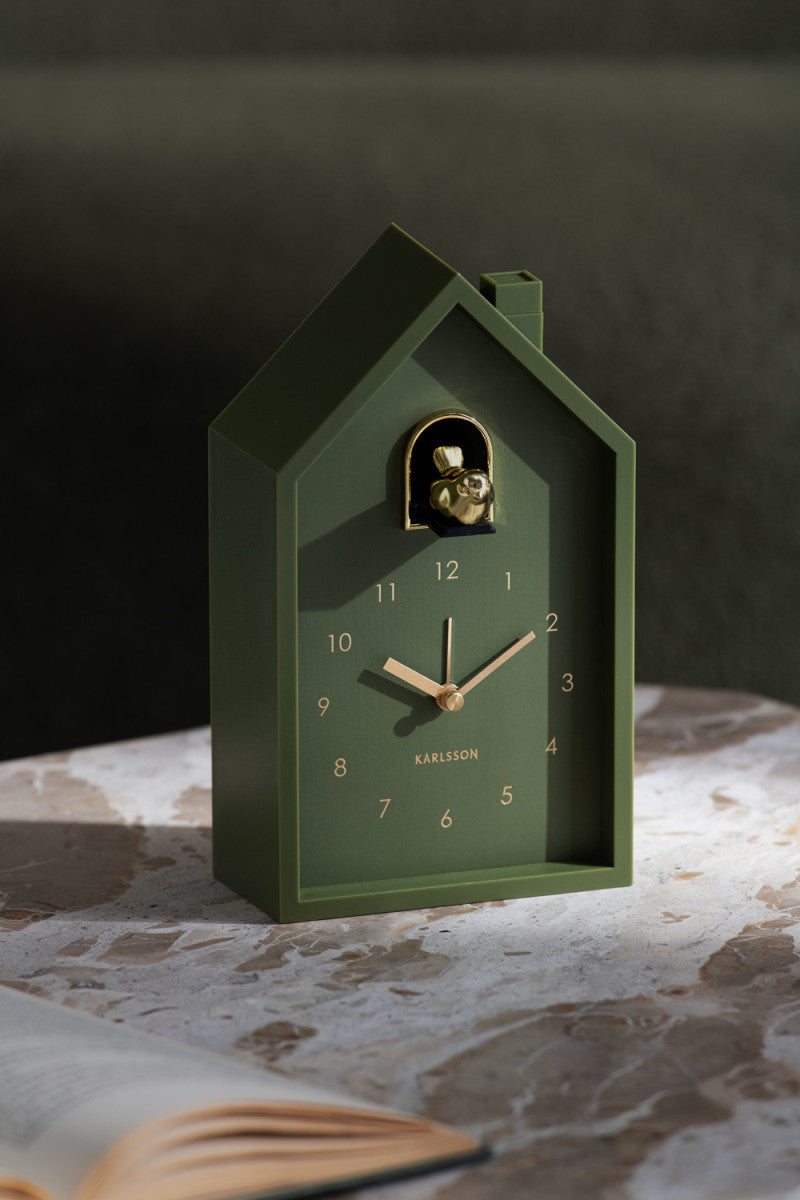 Karlsson Wanduhr Tweet – Schwarz, Kunststoff