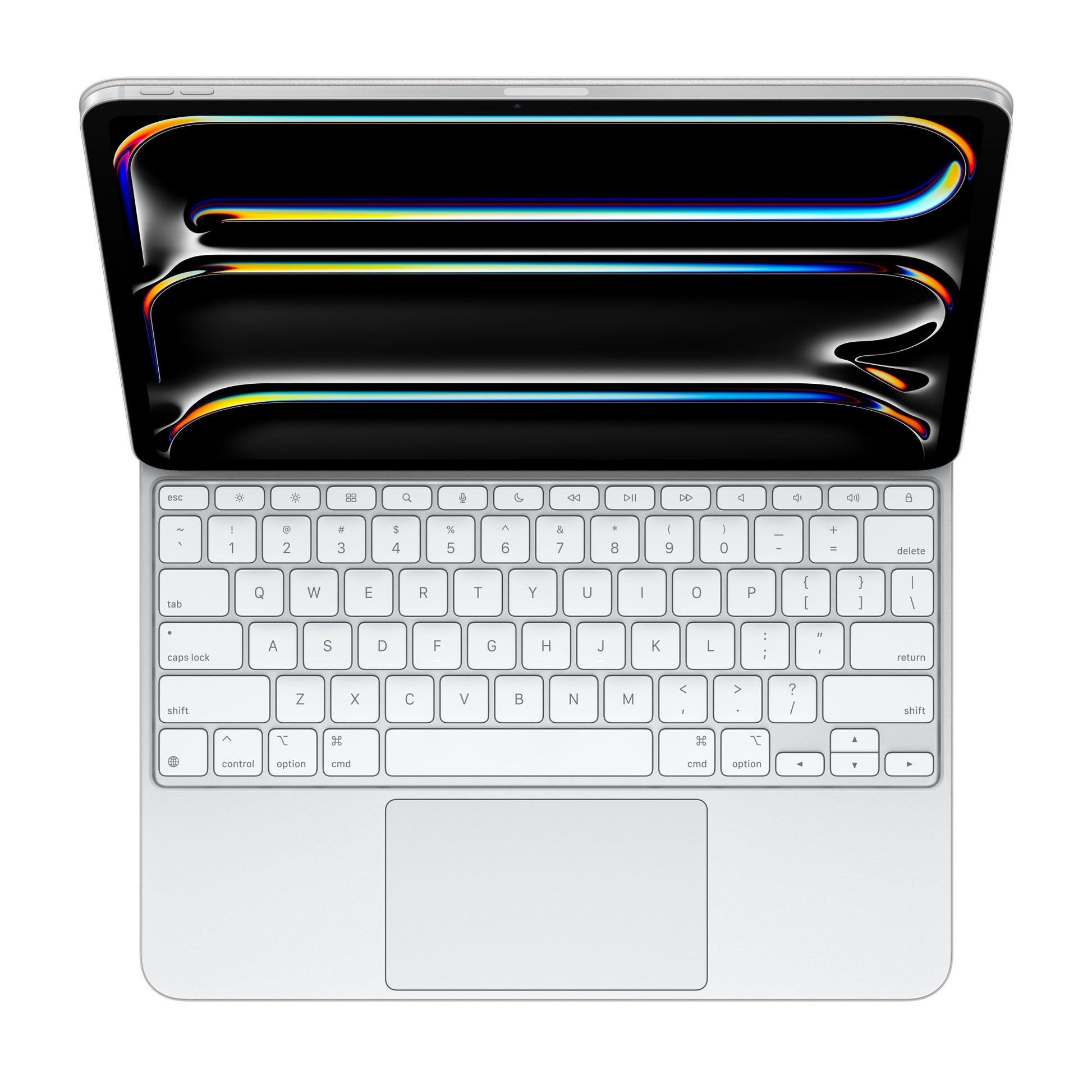 Apple Magic Keyboard – Tastatur, US-Layout (EN), Weiss – für iPad Pro 13" (M5)