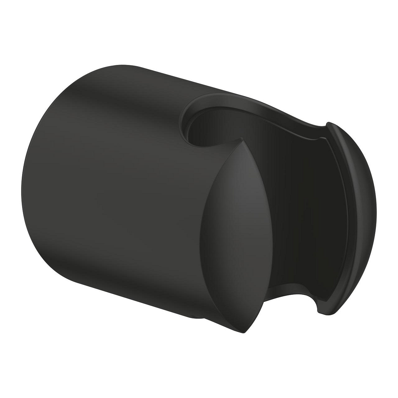 GROHE Handbrausehalter Vitalio Universal – 4×6,1×4 cm, Kunststoff, wandmontiert, schwarz