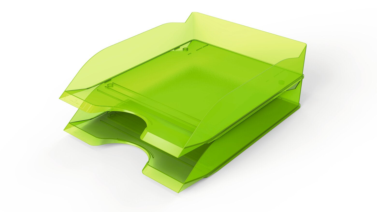 Durable Basic – Briefkorb für A4/C4, Kunststoff, Hellgrün, 253 × 337 × 63 mm
