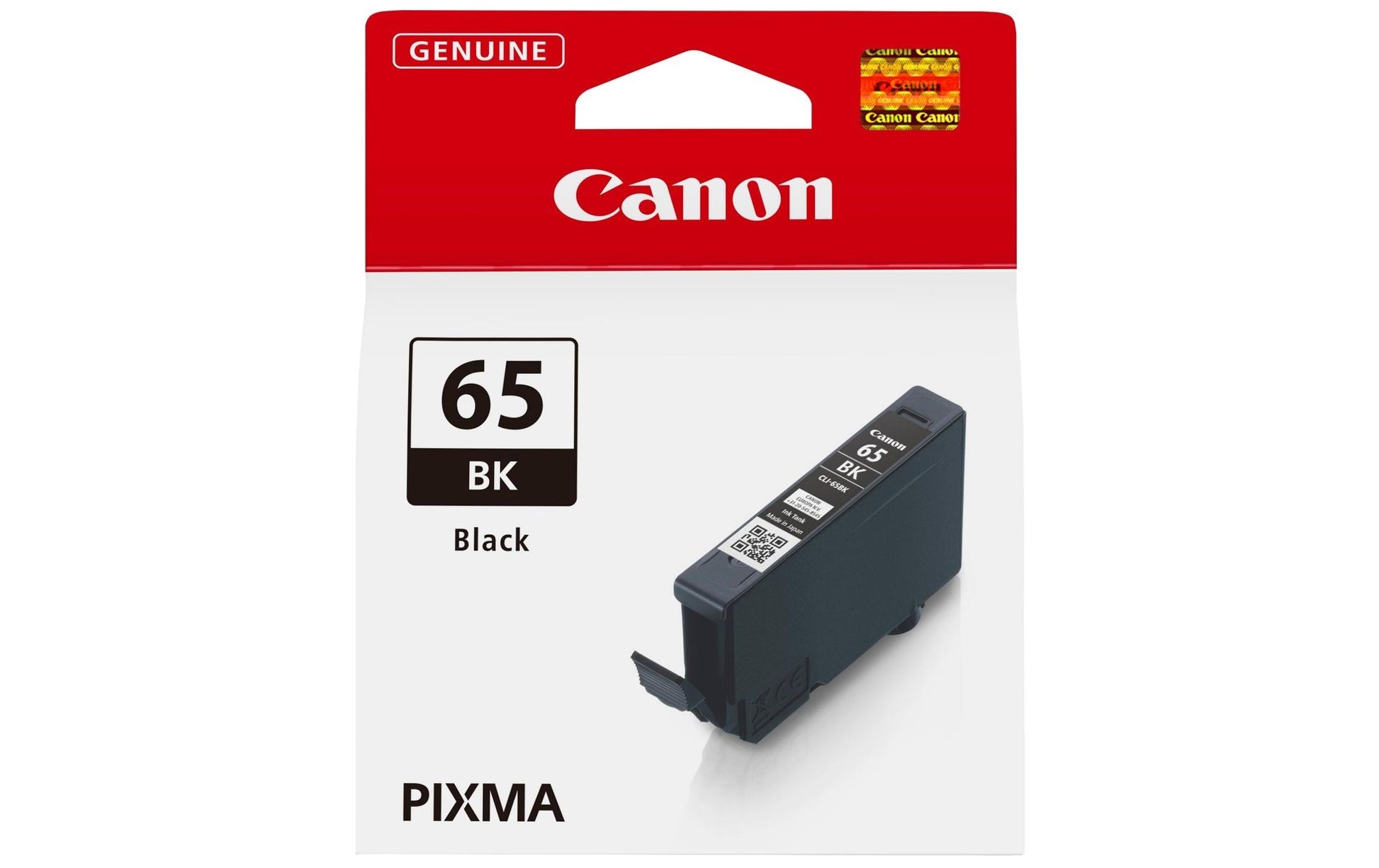 Canon Tintenpatrone CLI-65, Schwarz, 12,6 ml – für Tintenstrahldrucker, Multifunktionsgeräte