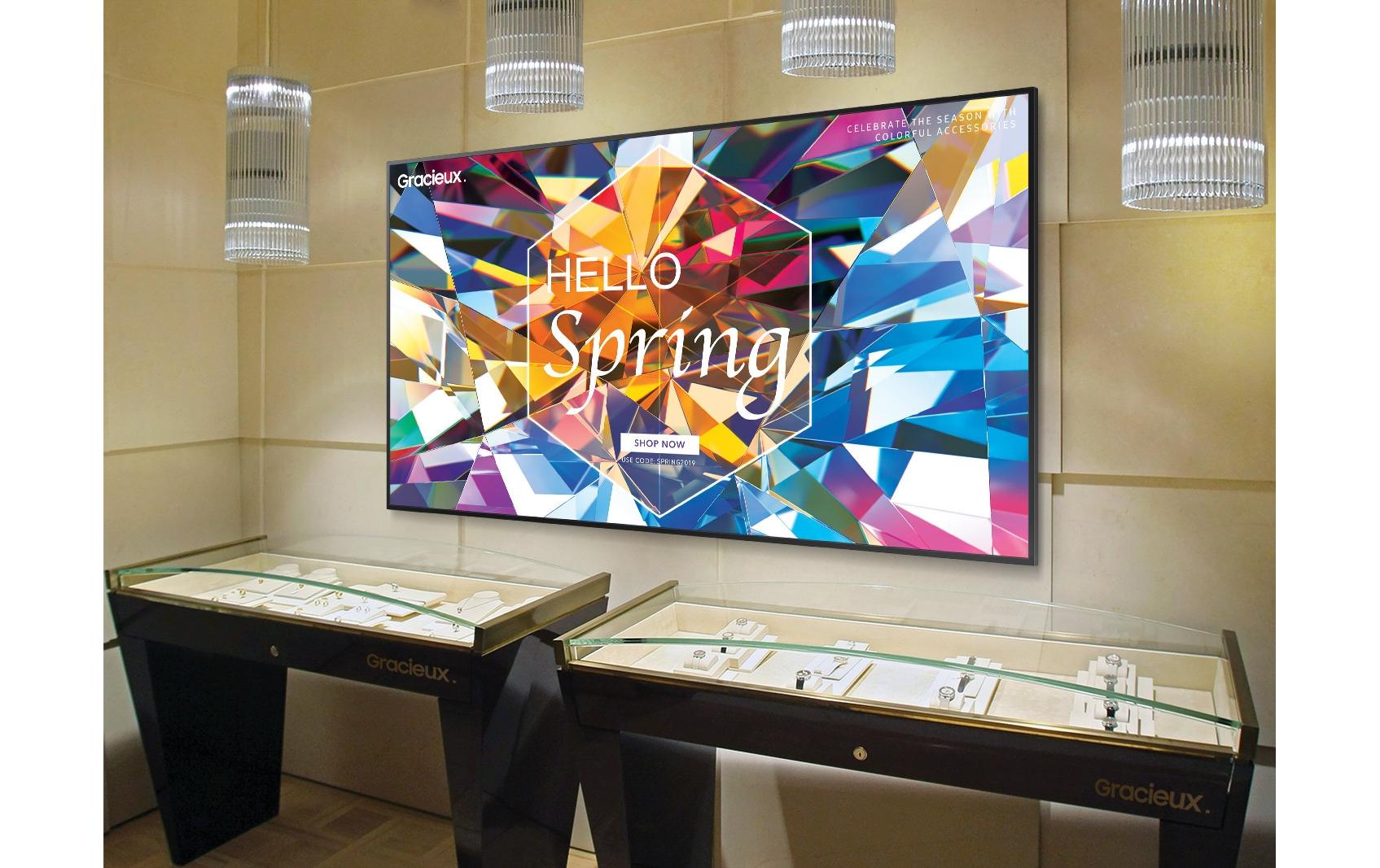 Samsung QB98T-B – 98" Public Display LED UHD 4K, Tizen, 16/7