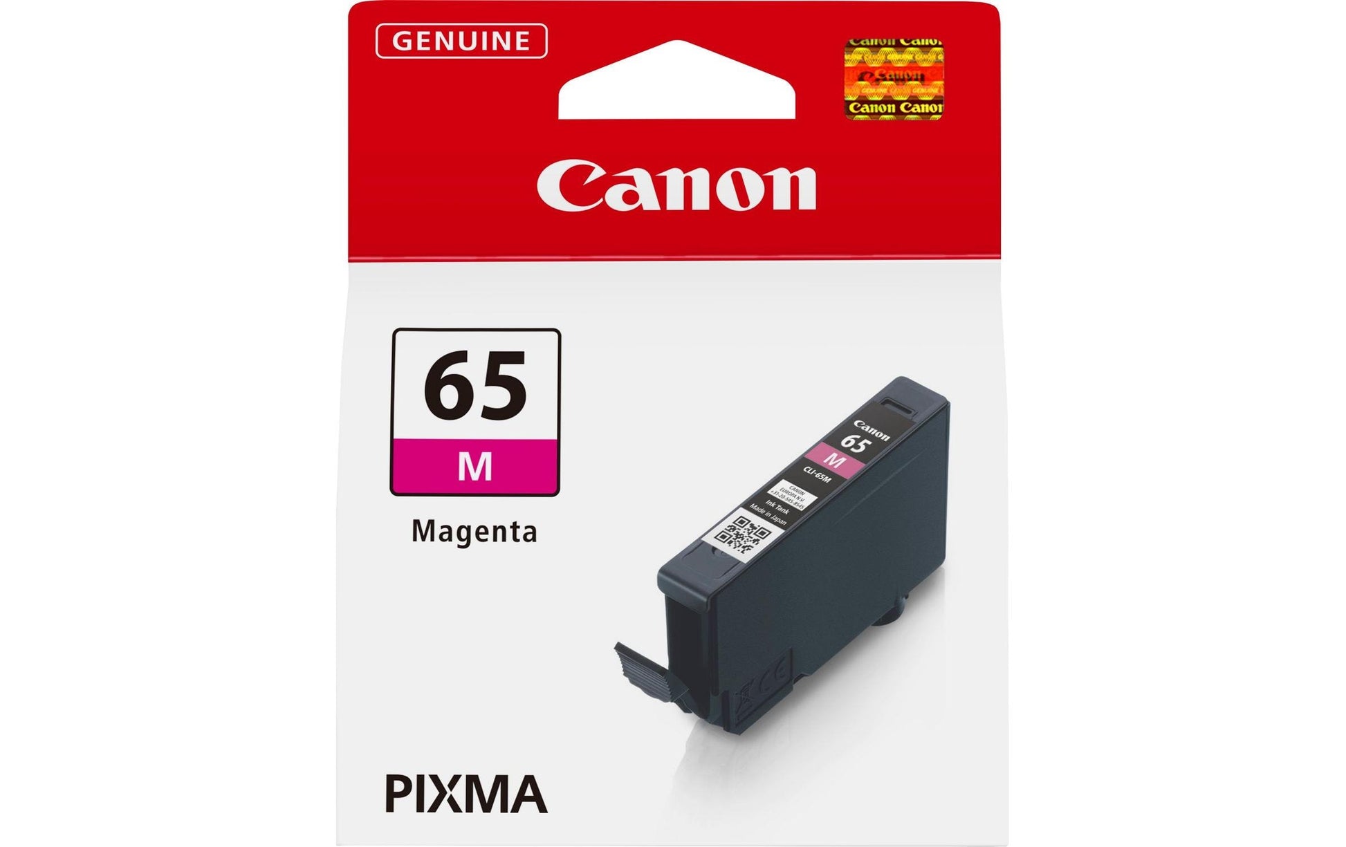 Canon Tintenpatrone CLI-65, magenta, 12,6 ml – für Tintenstrahldrucker/Multifunktionsgeräte