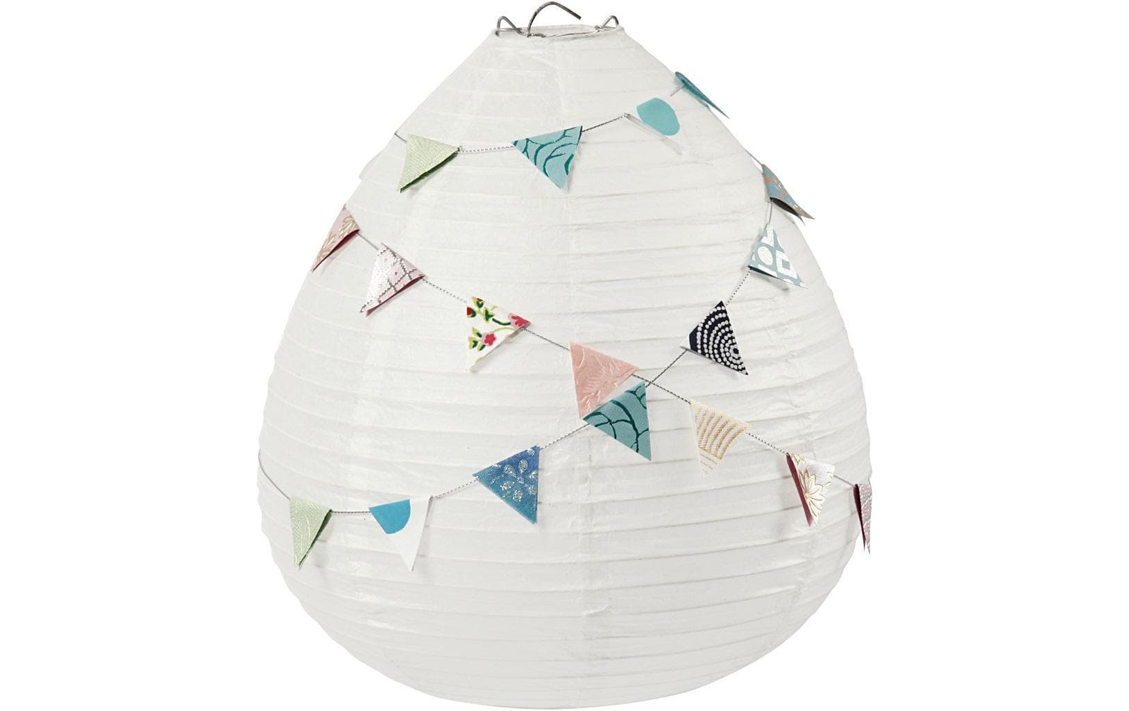 Creativ Company Papierlampion – Ø 25 × 27 cm – Papier, weiss