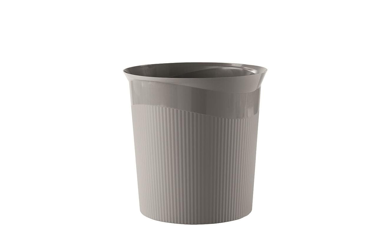 HAN Papierkorb Re-LOOP – 13 l – Kunststoff (PP), rund – grau