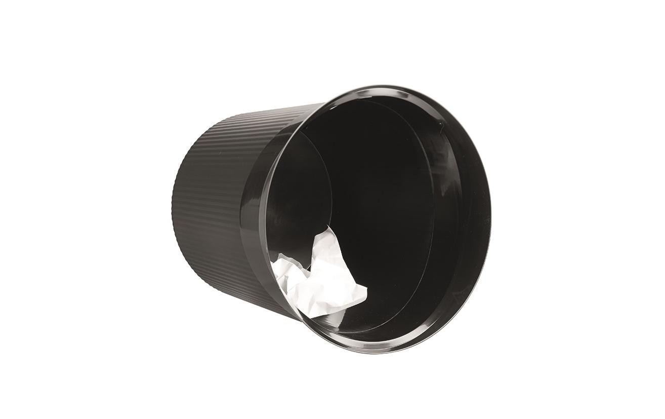 HAN Papierkorb Re-LOOP – 13 l – Kunststoff (PP), rund – schwarz