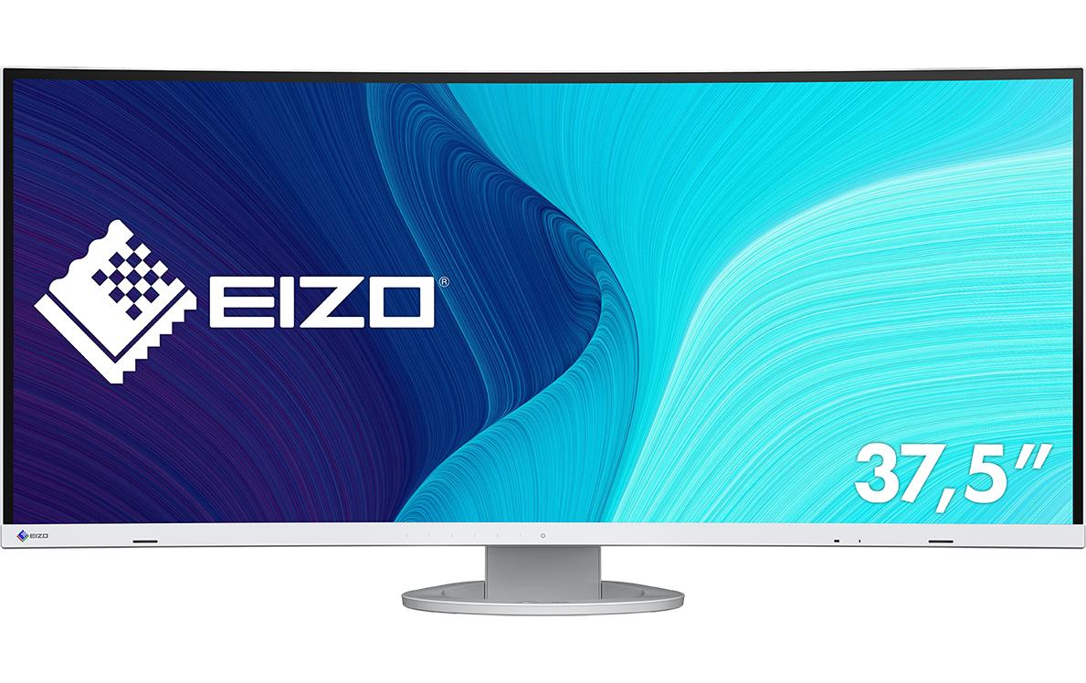 EIZO FlexScan EV3895-WT – Monitor, 37,5", 3840 × 1600, IPS, 60 Hz, 300 cd/m², VESA 100 × 100, Weiss