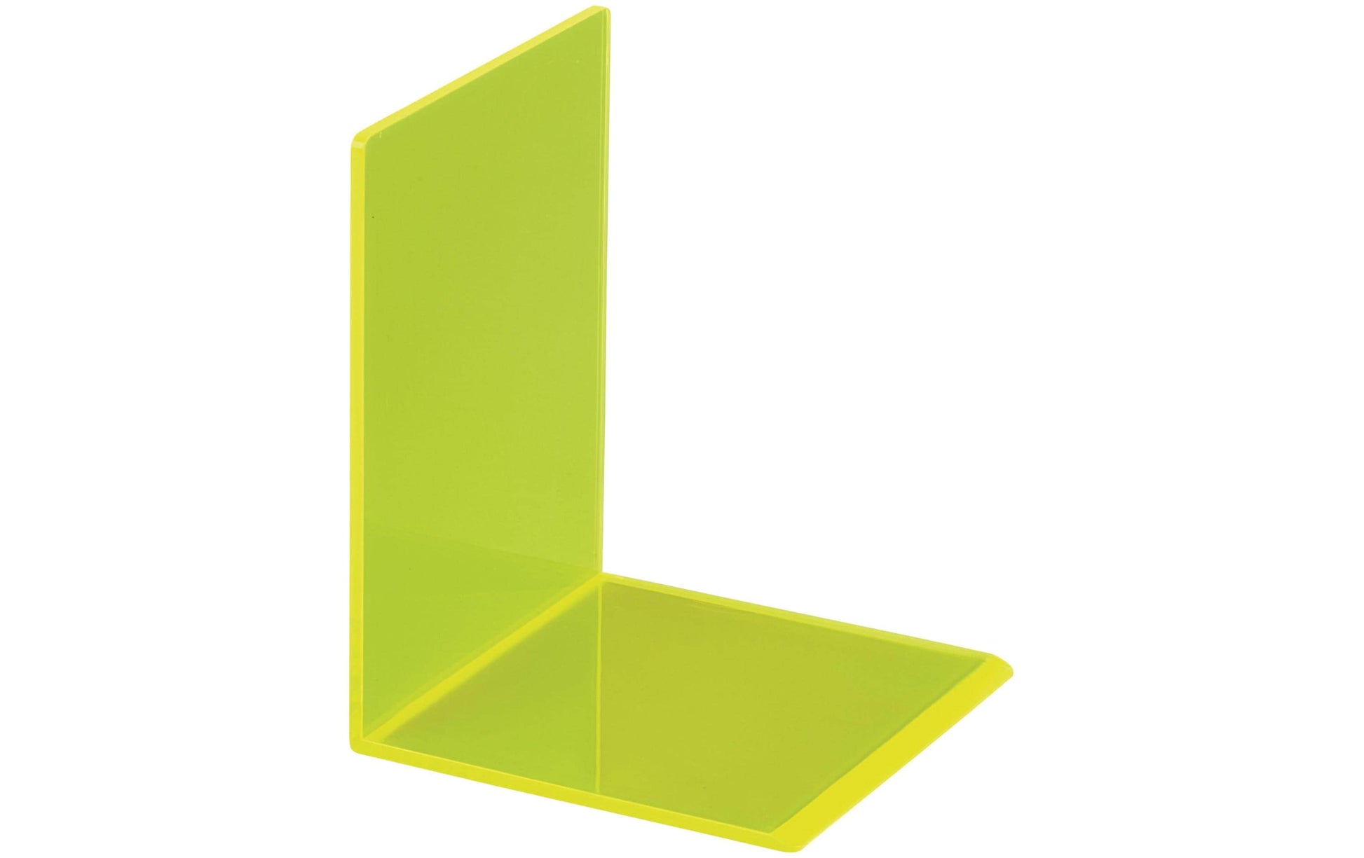 MAUL Buchstützen – gelb transparent – 100 × 130 mm – Kunststoff