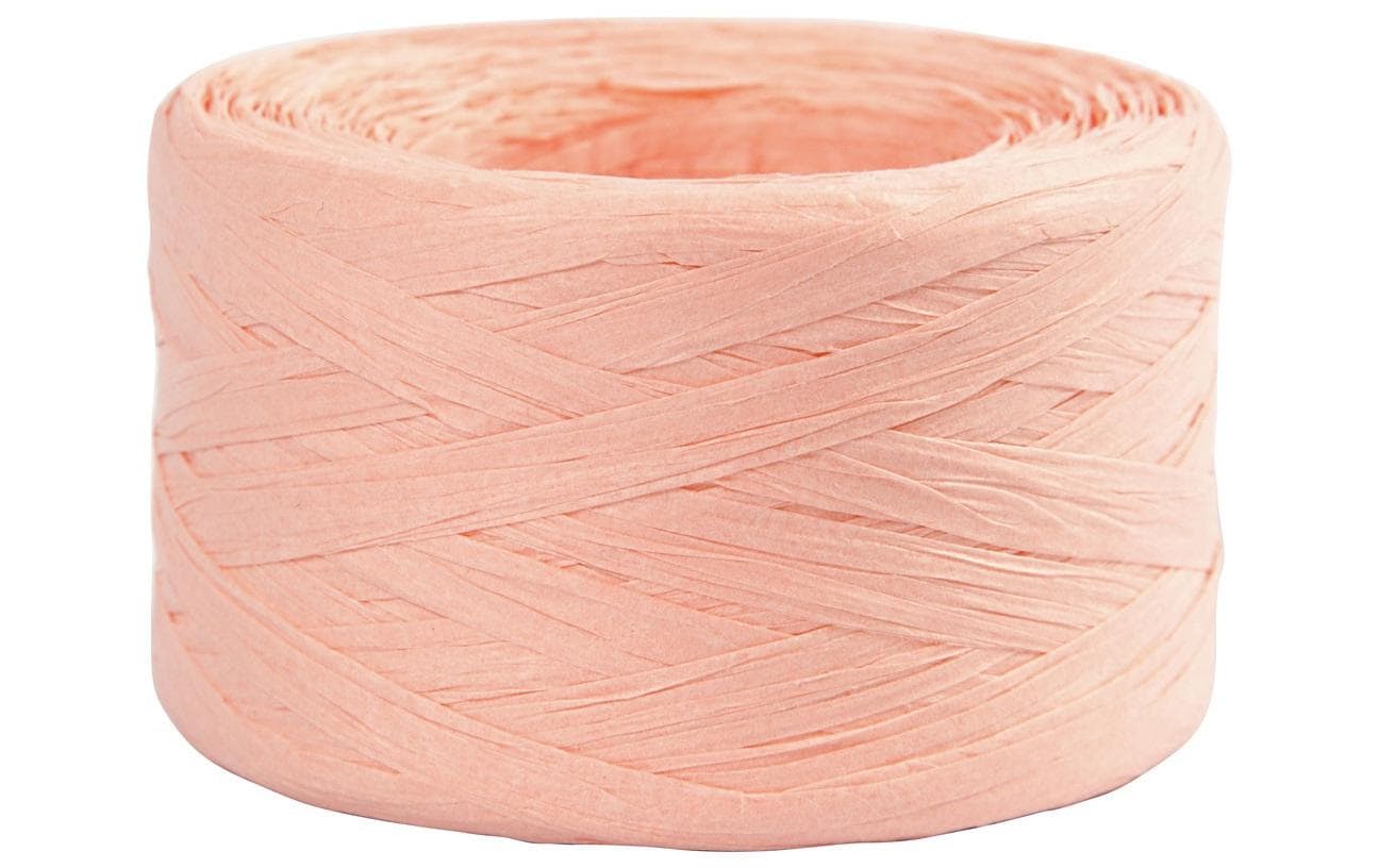Creativ Company Geschenkband, Papier, Rosa – 8 mm × 100 m – 1 Stück
