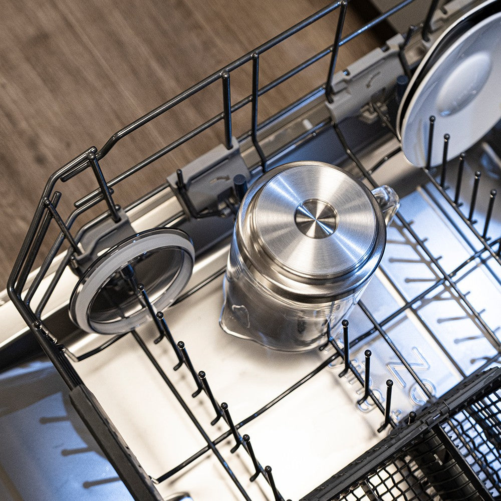 Rommelsbacher Elektrischer Milchschäumer MS 625 – Füllmenge 500 ml, Schaum 250 ml, 600 W, Schwarz