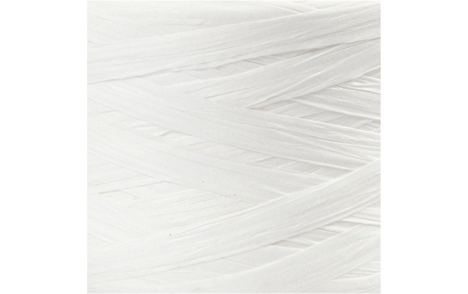 Creativ Company Geschenkband Papier Weiss – 8 mm × 100 m