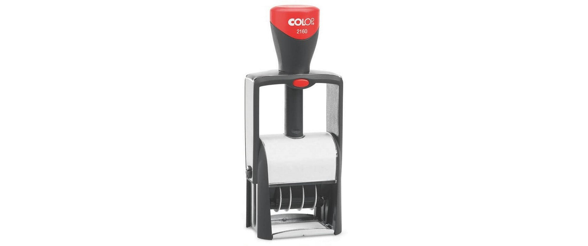 Colop 2160/RL – Selbstfärbender Wort- & Datumstempel – Abdruck 24 × 41 mm – Rot