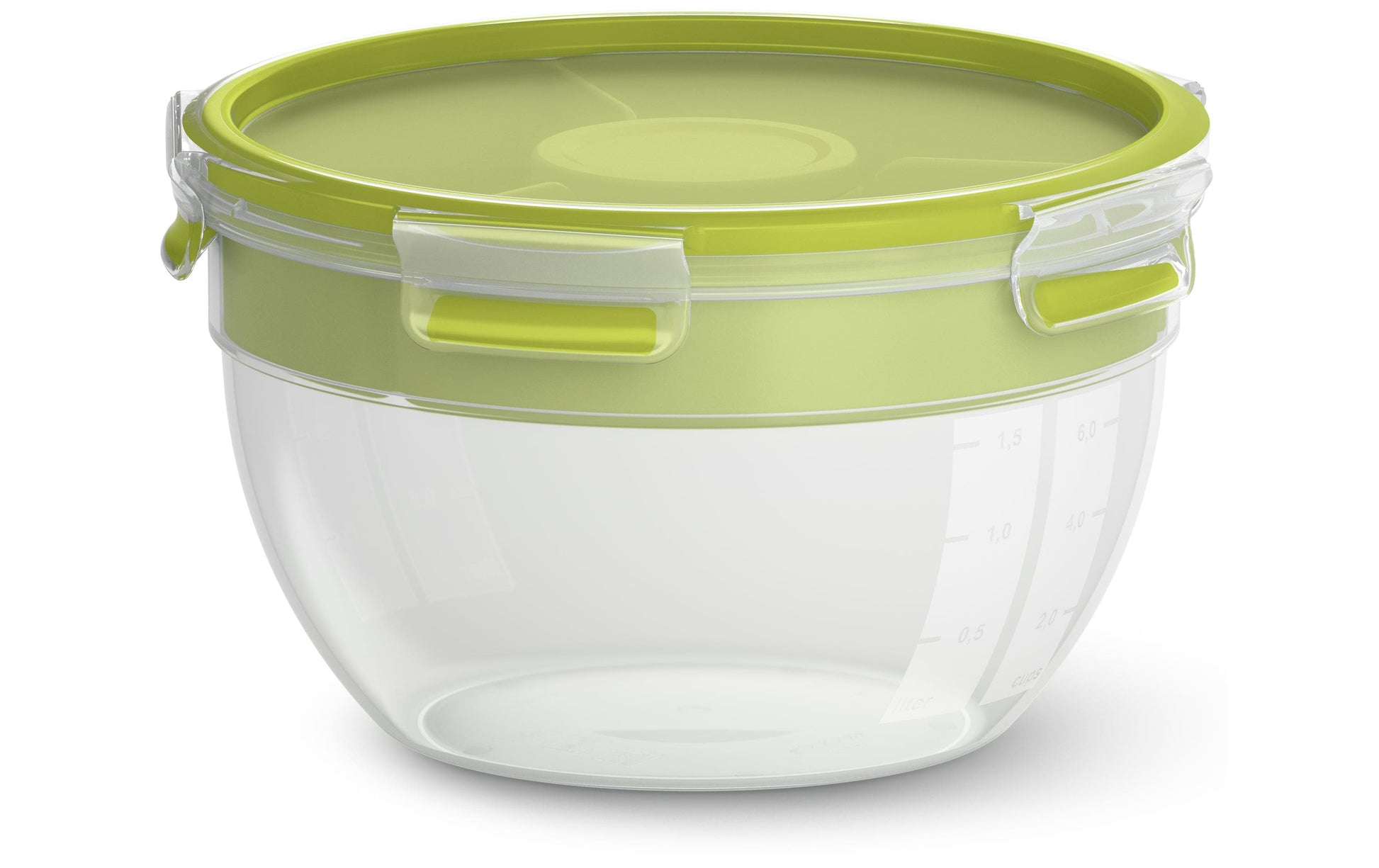 EMSA Clip&Go – Lunchbox 2,6 l, Ø 21,8 × 12,7 cm, Polypropylen/TPE, leckdicht