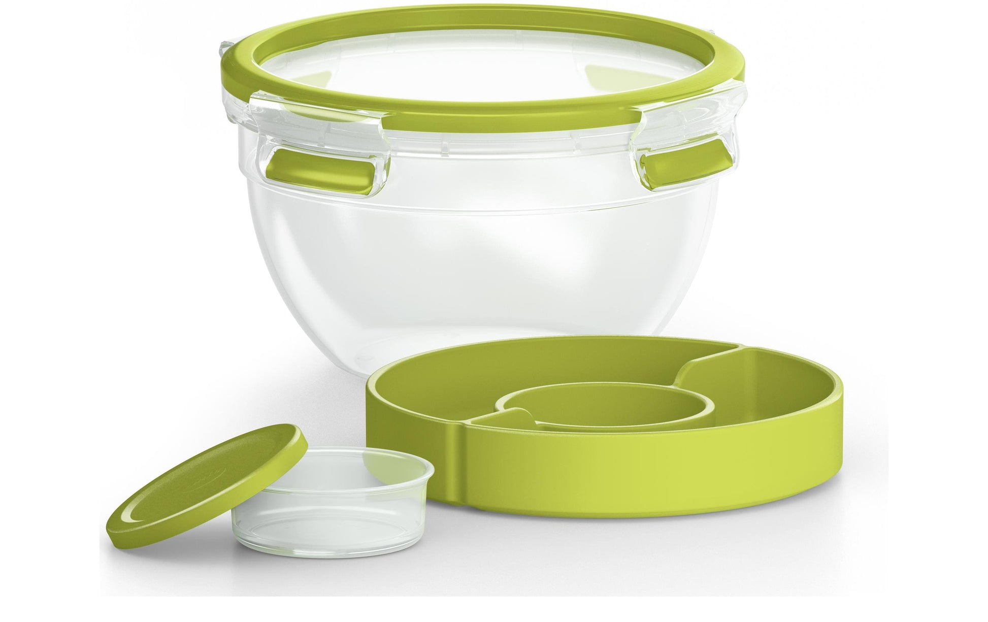 EMSA Clip&Go – Lunchbox 2,6 l, Ø 21,8 × 12,7 cm, Polypropylen/TPE, leckdicht