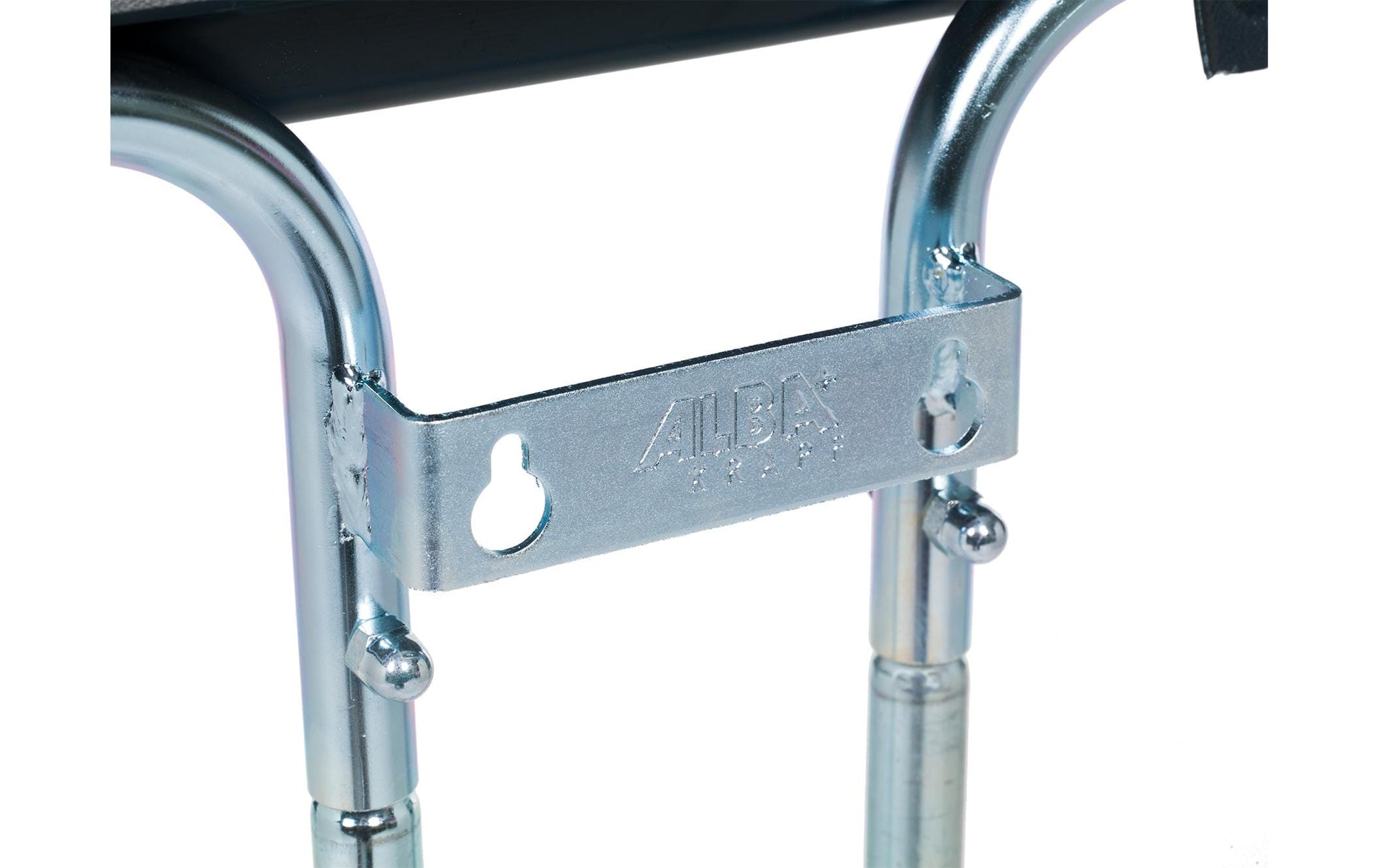 Alba-Krapf Abfallcontainer – 60 l – Stahl, Silber – B × H × T 380 × 725 × 316 mm