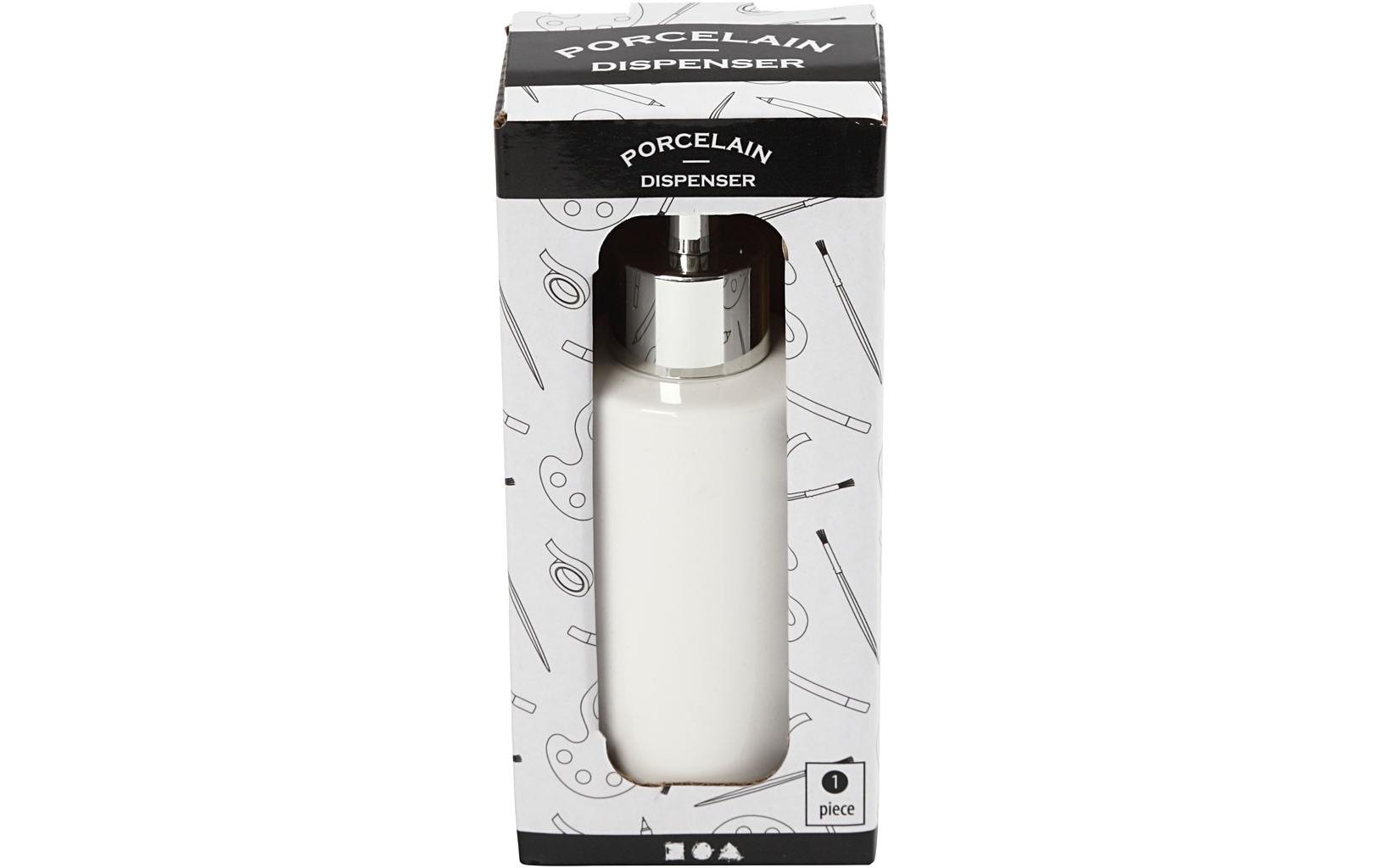 Creativ Company Seifenspender – Keramik, Weiss, 150 ml