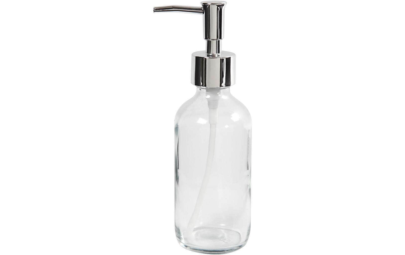 Creativ Company Manueller Seifenspender – Tisch – 230 ml, Glas, Transparent