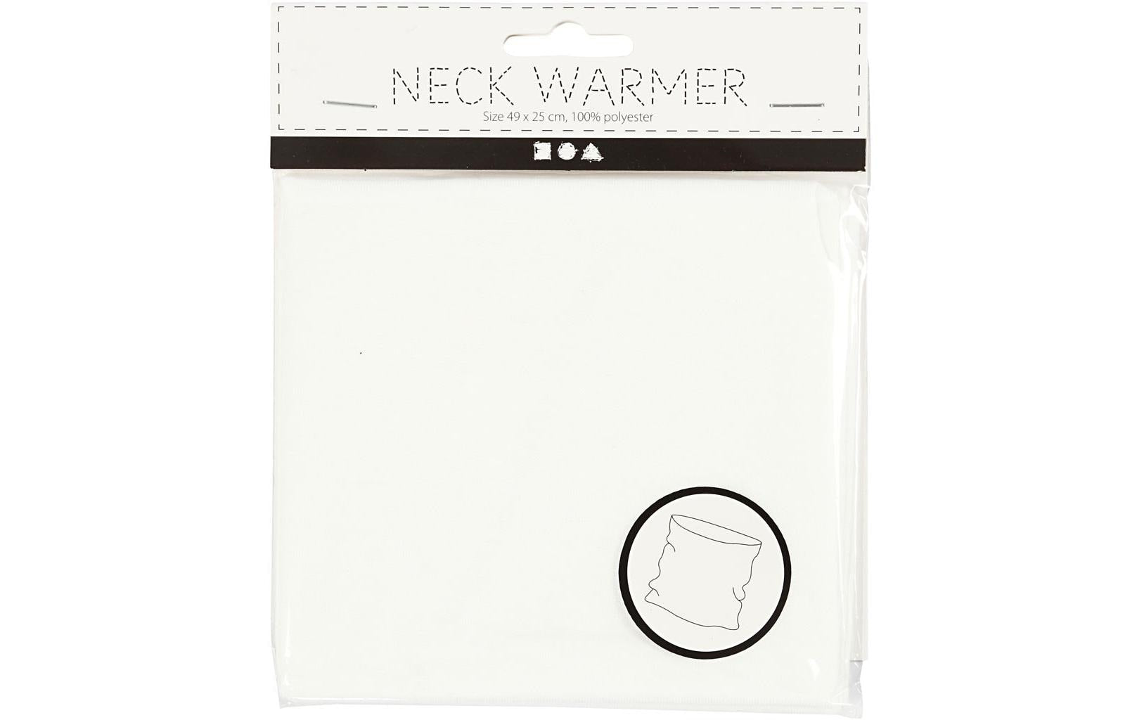 Creativ Company Schlauchschal, weiss, 49 × 25 cm, Polyester, 1 Stk