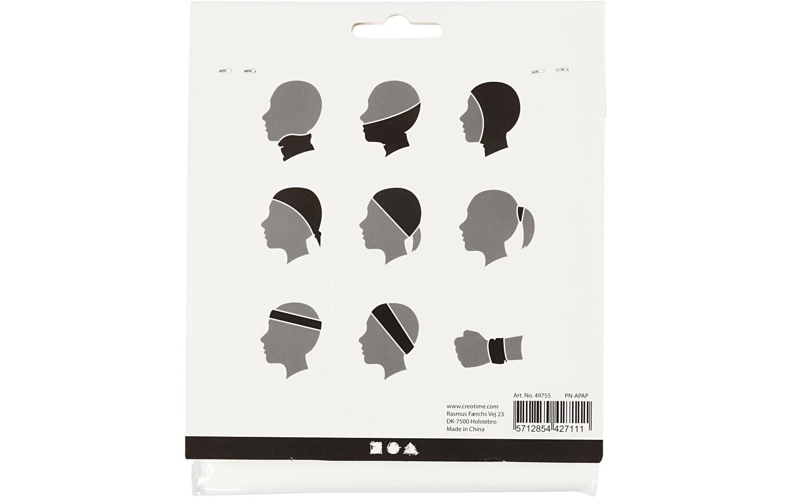 Creativ Company Schlauchschal, weiss, 49 × 25 cm, Polyester, 1 Stk