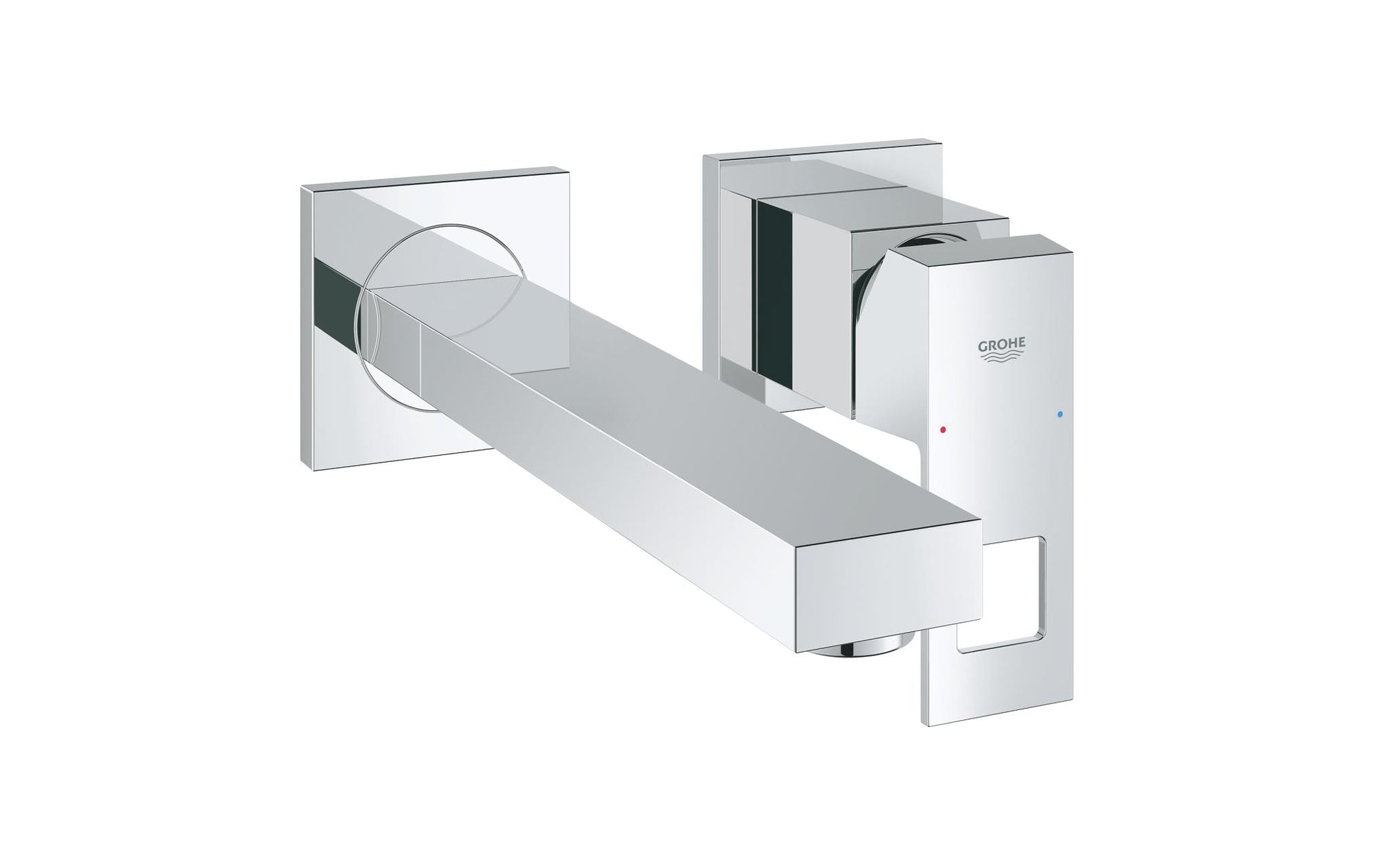 GROHE Eurocube Einhebelmischer – Anschluss 1/2", Messing, Chrom, für Waschbecken