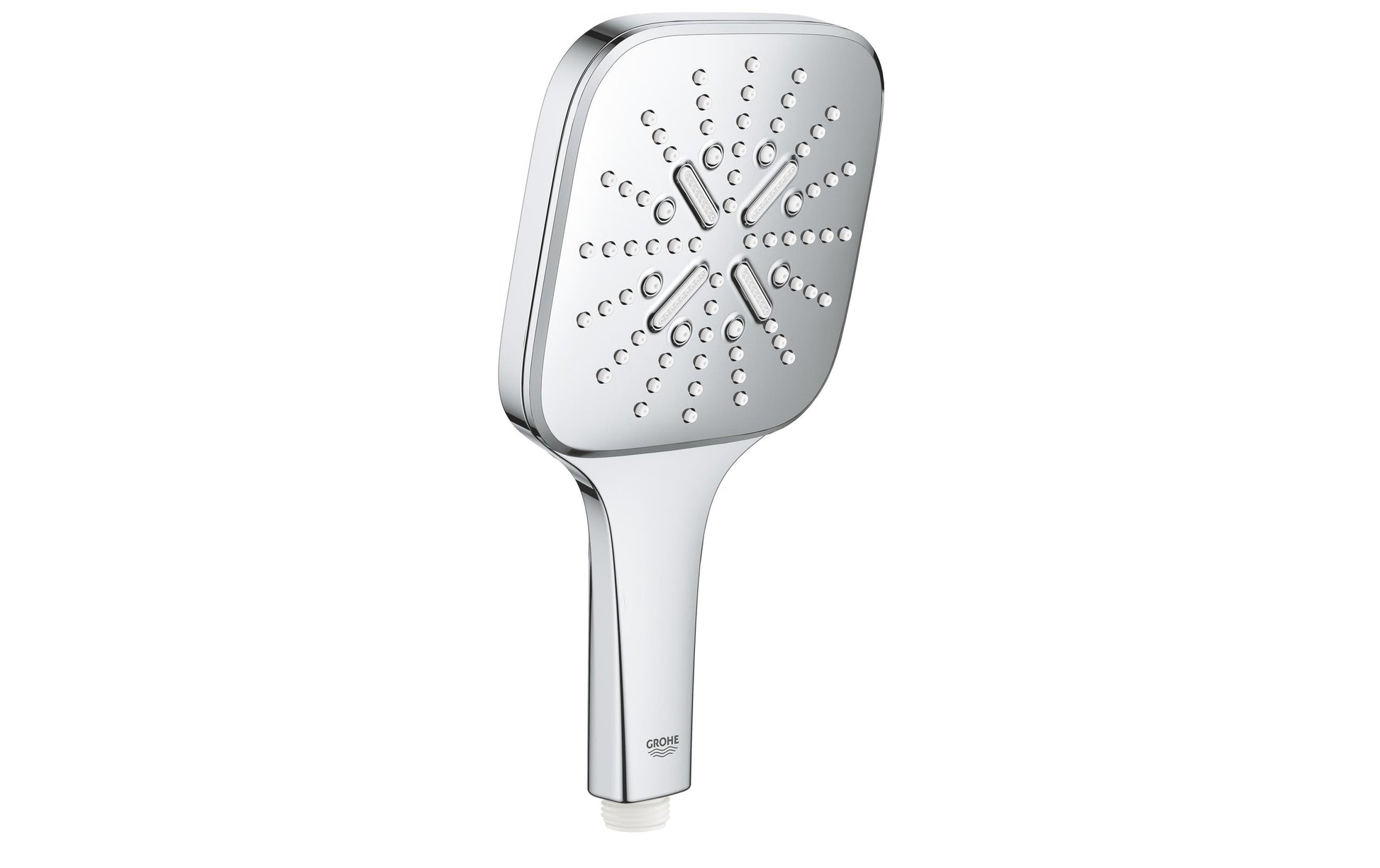 GROHE Handbrause – Edelstahl, Chrom, 3 Strahlarten, Anschluss 1/2