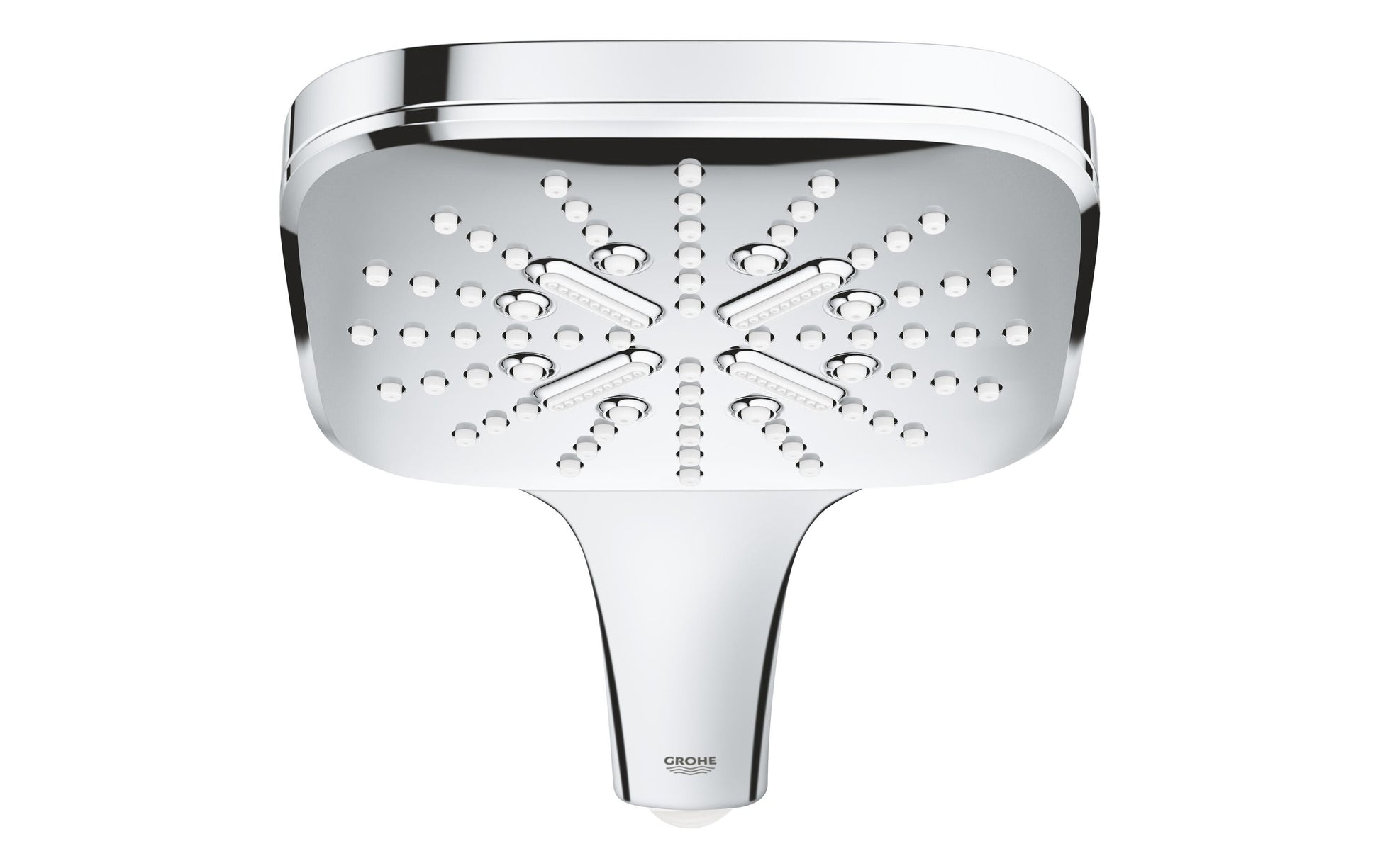 GROHE Handbrause – Edelstahl, Chrom, 3 Strahlarten, Anschluss 1/2