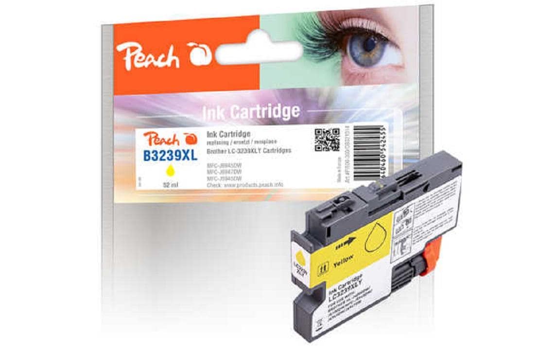 Peach LC-3239XL Gelbe Tintenpatrone (Kompatibel) – 53 ml – für Brother HLJ 6000/6100, MFCJ 5945/6945/6947