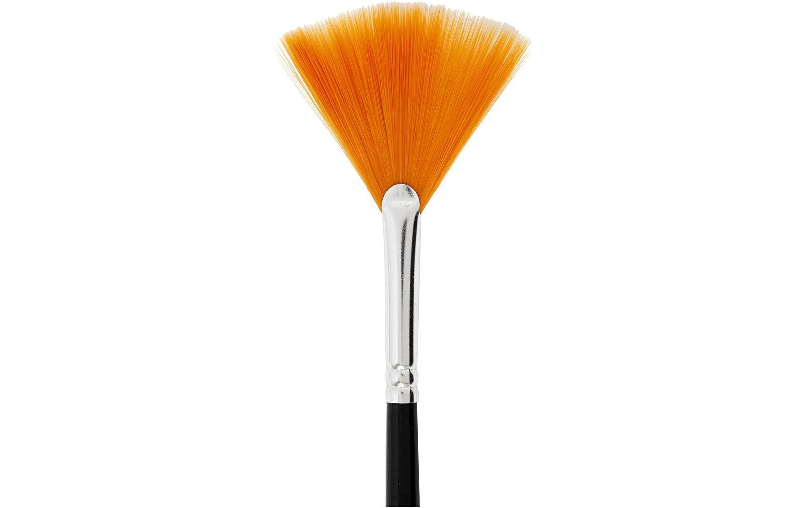 Creativ Company Pinsel-Set – Fächerpinsel, Nylon, Grösse 4/8, 2er-Set