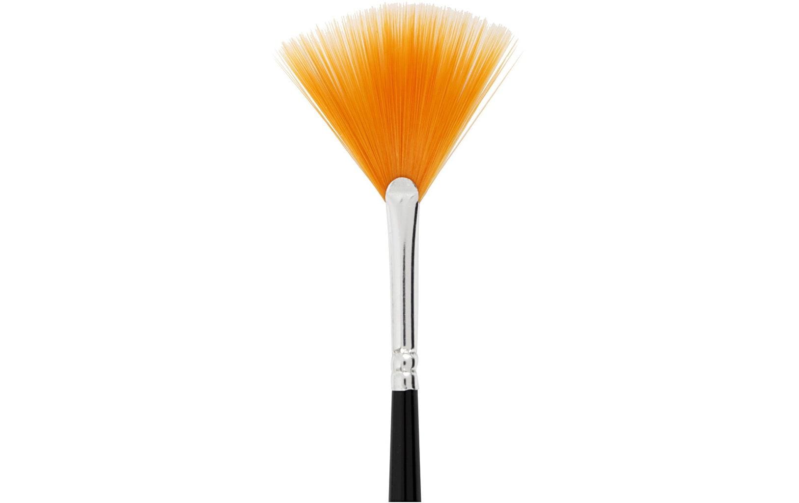 Creativ Company Pinsel-Set – Fächerpinsel, Nylon, Grösse 4/8, 2er-Set