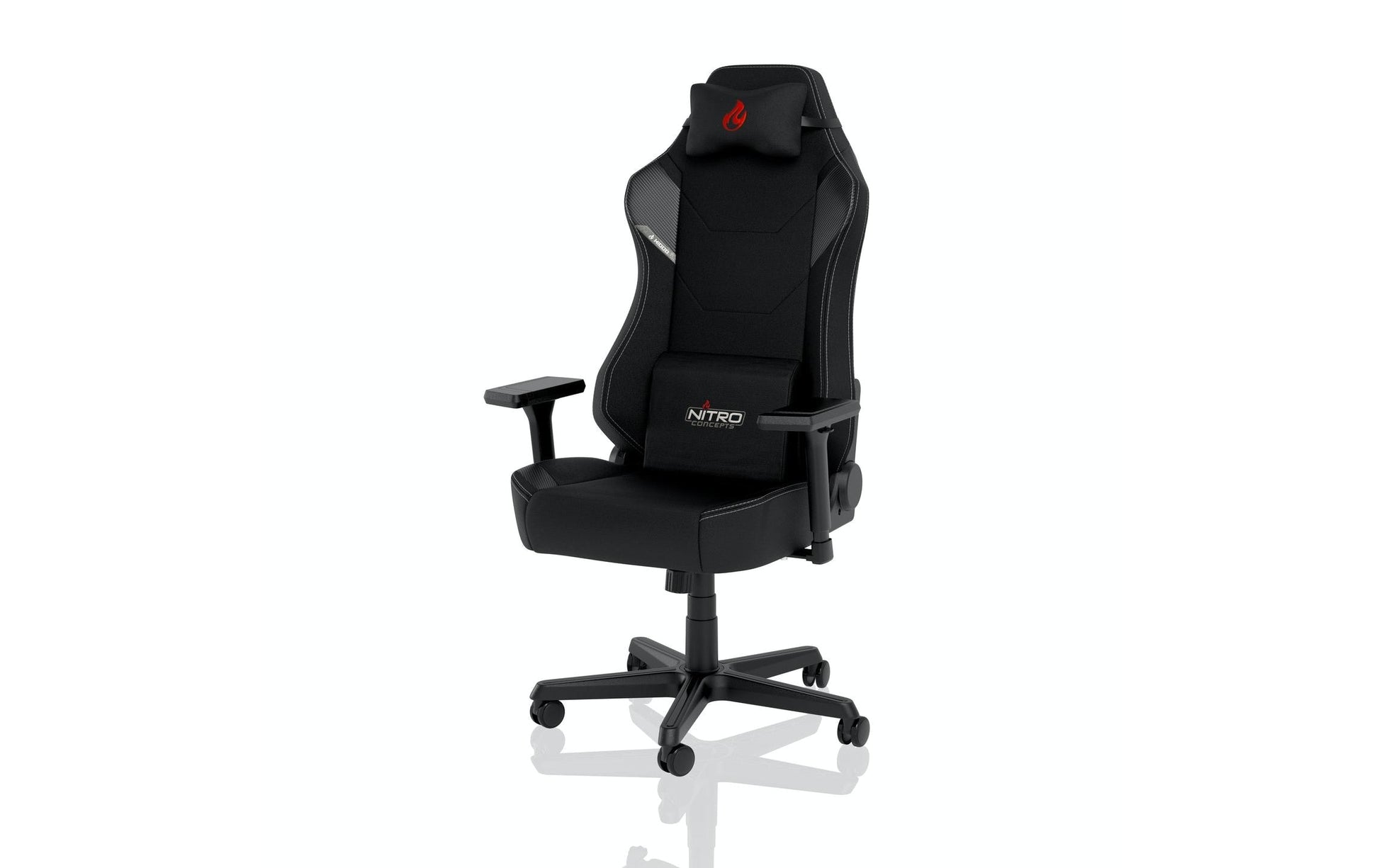 Nitro Concepts Bürostuhl X1000 – 135 kg, schwarz, PU