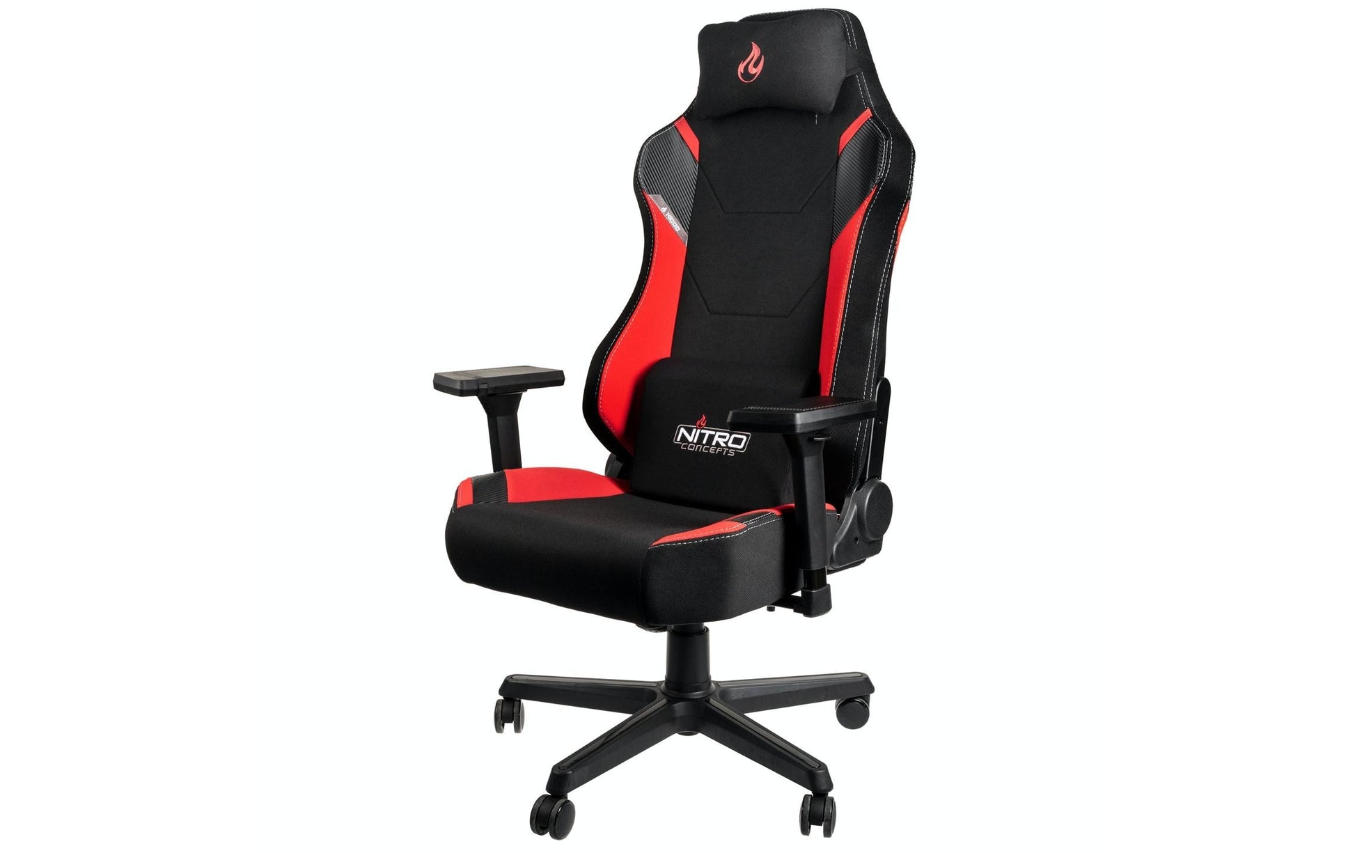 Nitro Concepts Konferenzstuhl X1000 – 54,5 × 56 × 128,6 cm, rot
