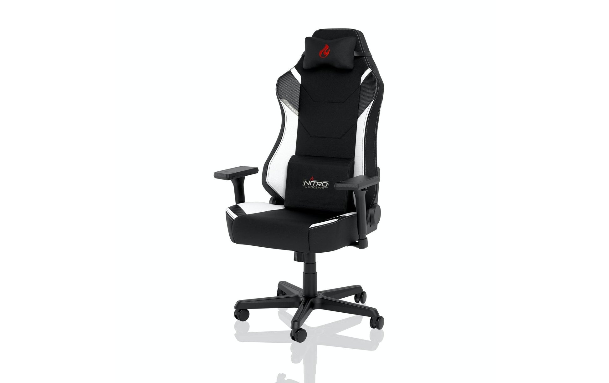 Nitro Concepts Konferenzstuhl X1000 – 135 kg, weiss, PU