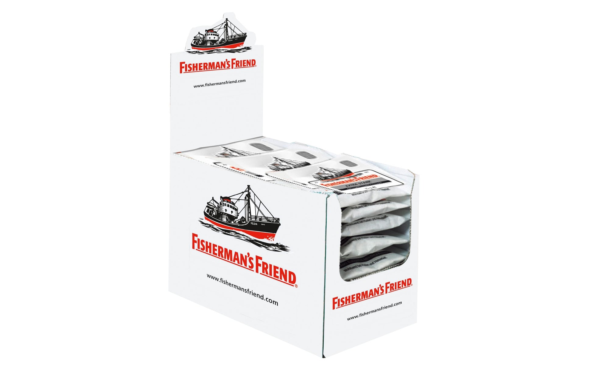 Fisherman-s Friend Lutschbonbons – Eukalyptus-Menthol, Original – 24 × 25 g