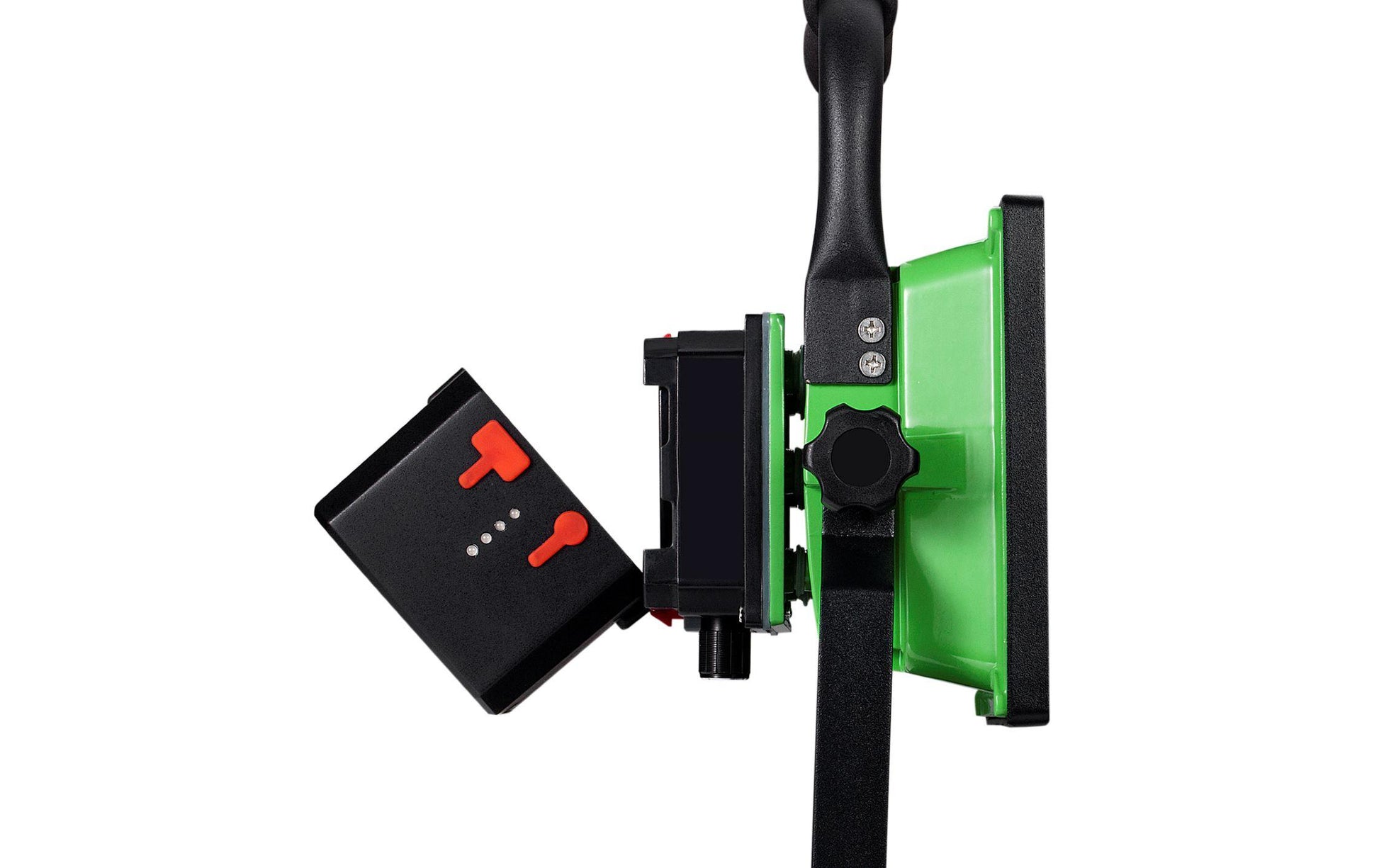 NORDRIDE Akku LED-Strahler 4025 – 2000 lm, 20 W, 6000 K, dimmbar, IP65, schwarz/grün
