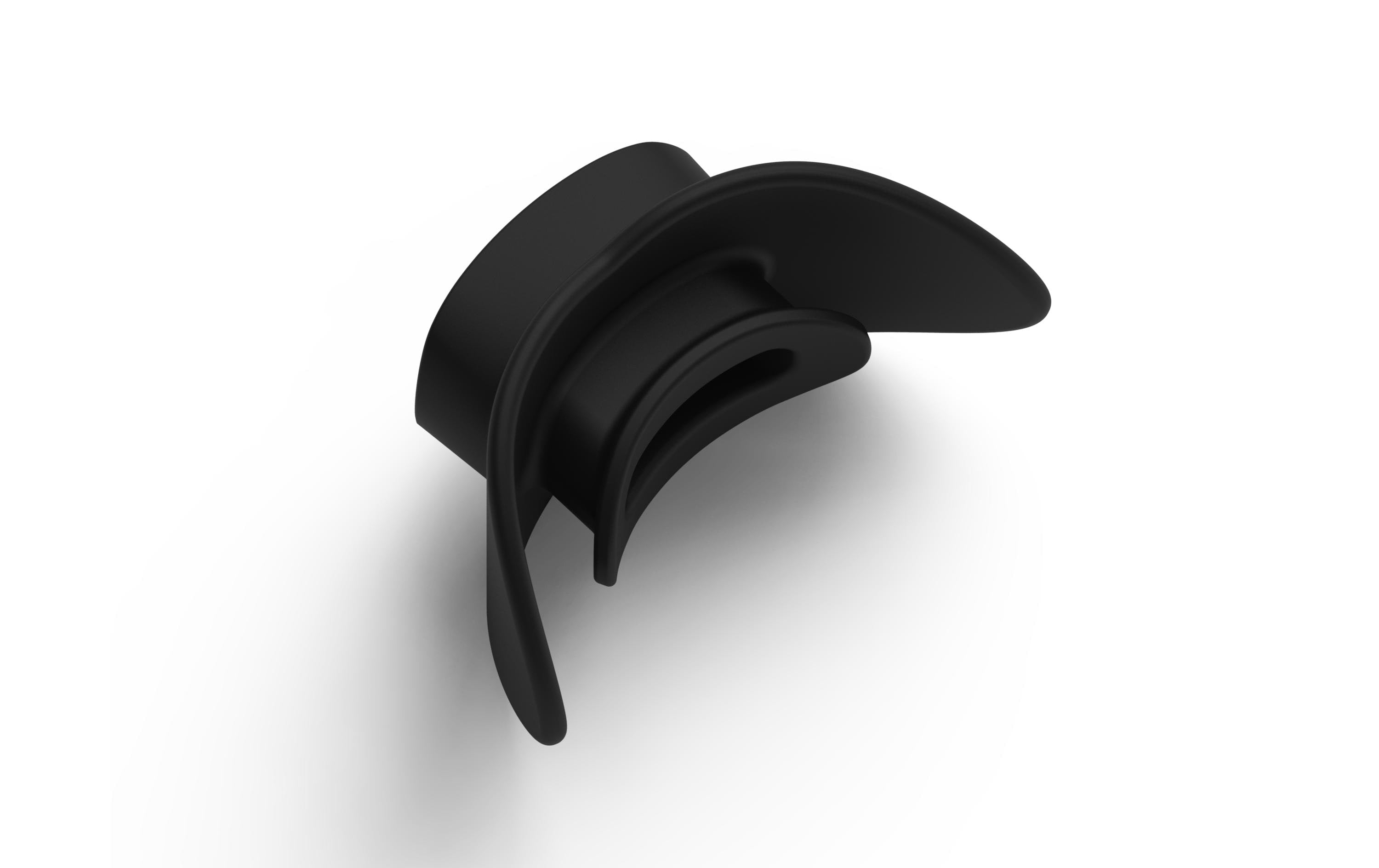Airofit Mundstücke Advanced – 2 Stk – schwarz