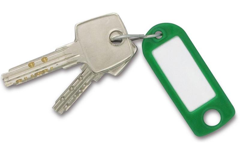 Robert rieffel Rieffel Schlüsselanhänger – Kunststoff, Grün, 55 × 22 mm, 10er-Pack