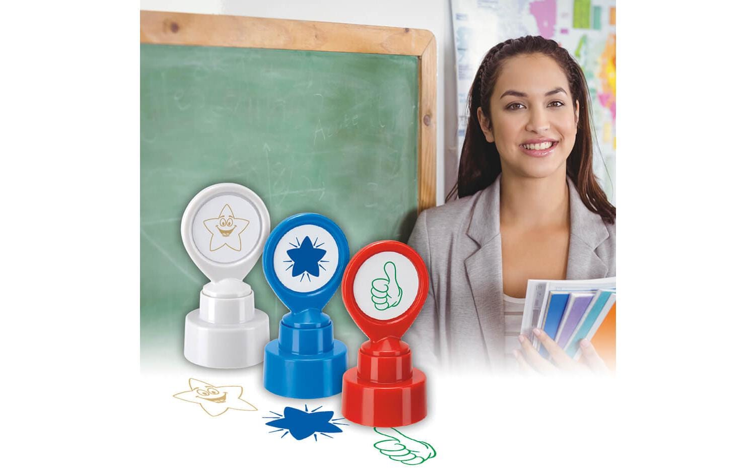 Colop Motivstempel – 12er-Set, Motive: sortiert