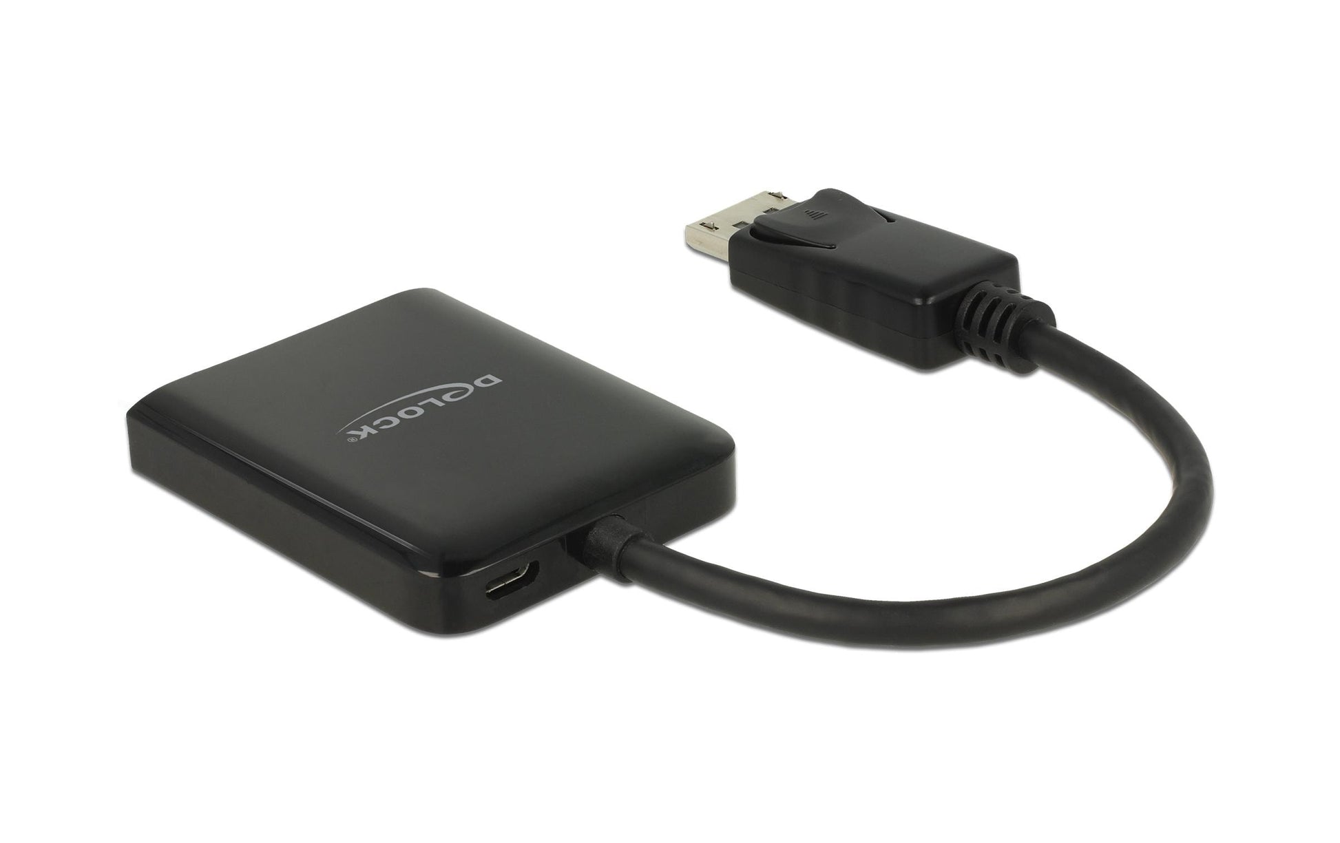 DeLOCK DisplayPort 1.4 Splitter – 1× DP zu 2× DP, 4K (3840 × 2160) @ 60 Hz, passiv, 0,2 m, HDCP 1.4/2.2