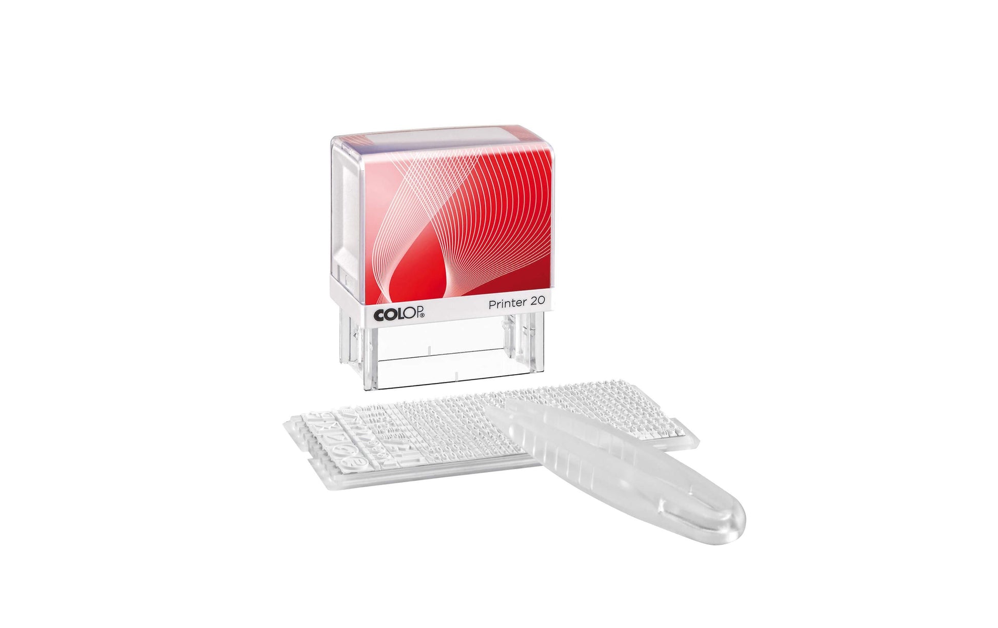 Colop Printer 20/1 – Selbstfärbender Wortstempel – Abdruck 14 × 38 mm – schwarz