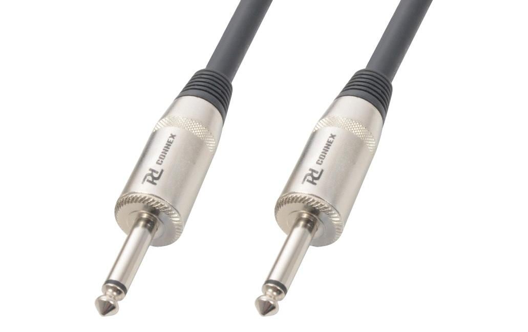 PD-Connex 6,3-mm-Klinkenkabel – Stecker zu Stecker – 10 m, 2×1,5 mm²