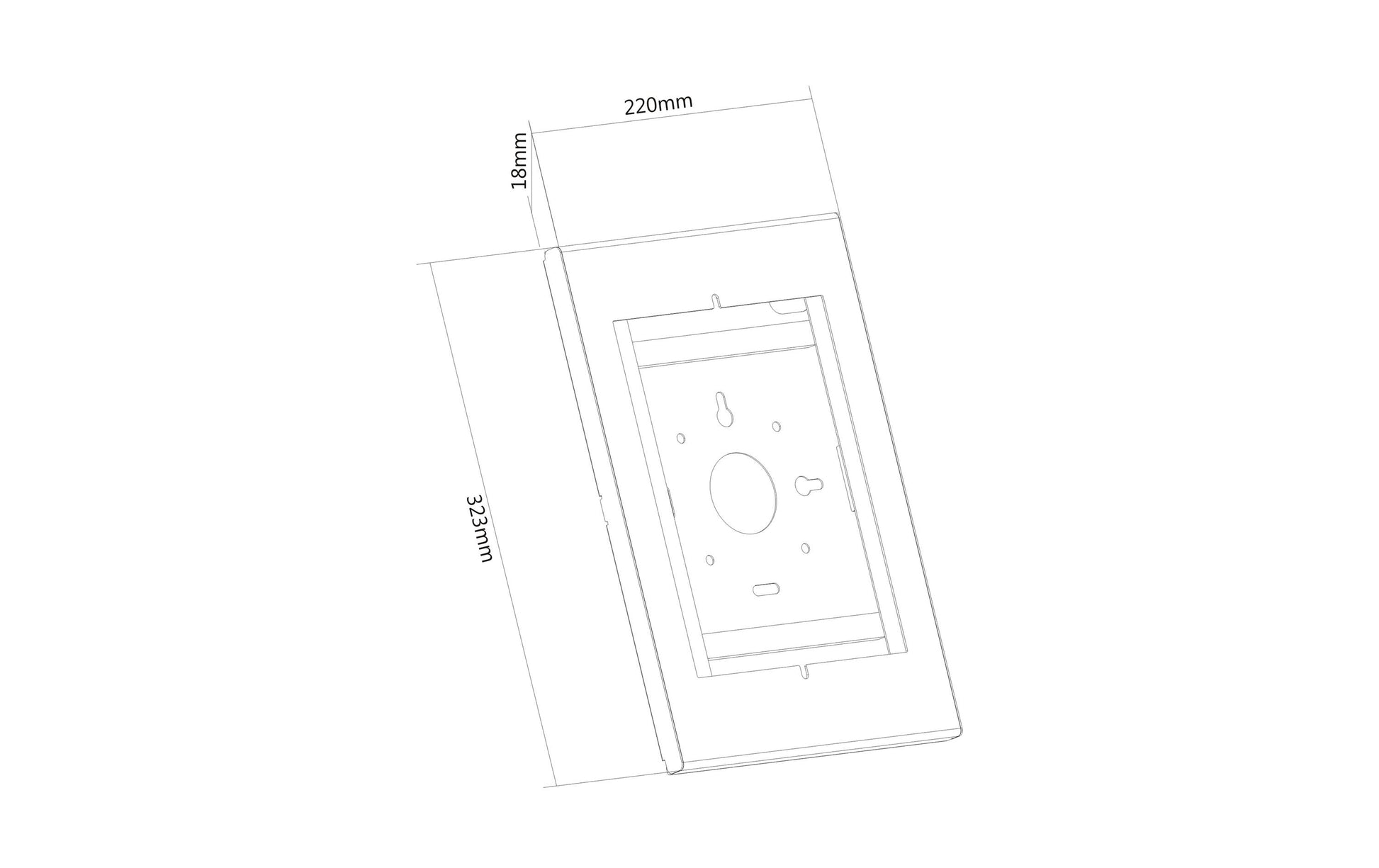 PureLink PureMounts Tablet-Wandhalterung – für Apple iPad 9,7–10,5"-Modelle und Samsung Tab A 10,1" – abschliessbar