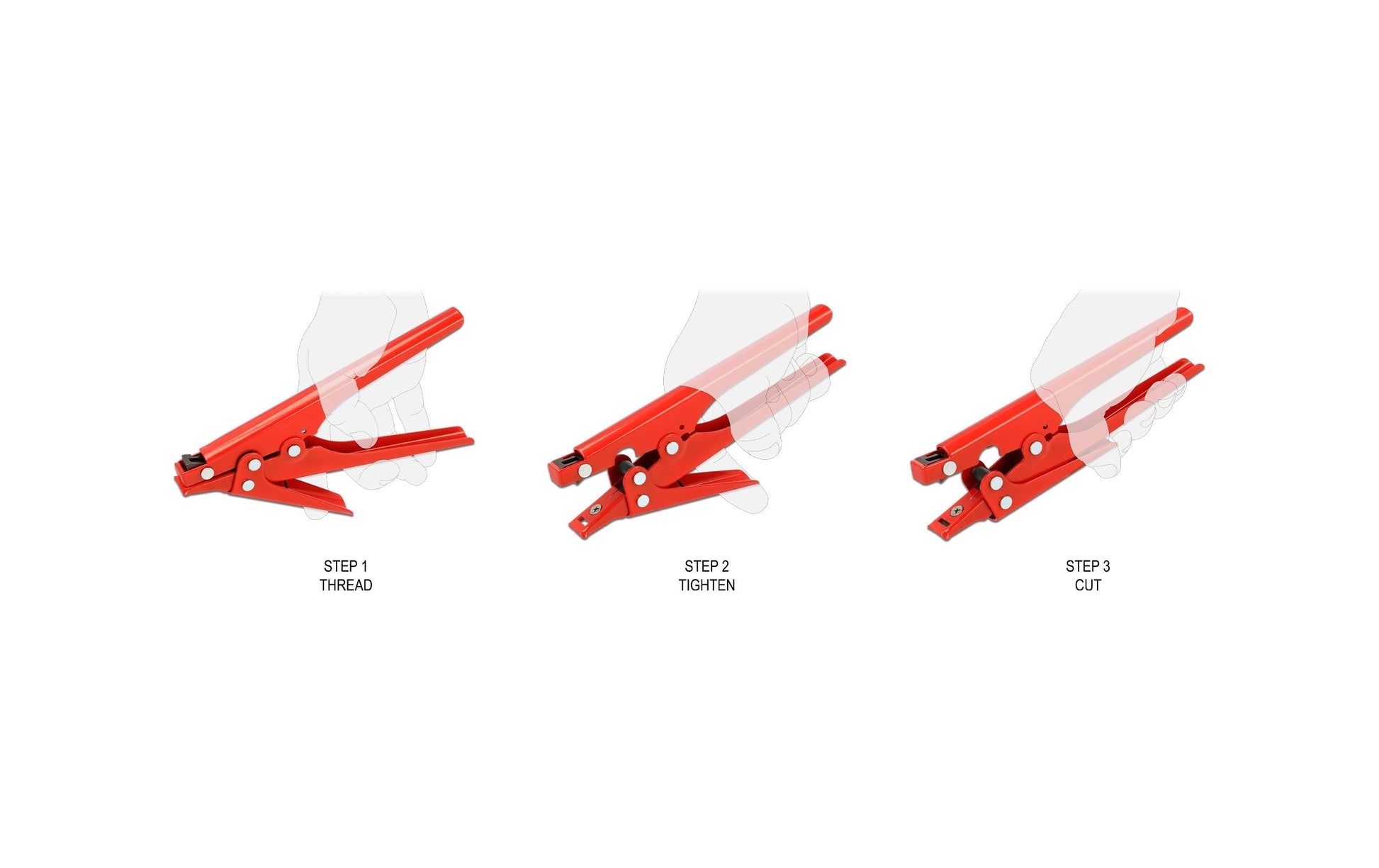 DeLOCK Kabelbinder-Set, mehrfarbig, 600 Stk., wiederverwendbar, mit Zange