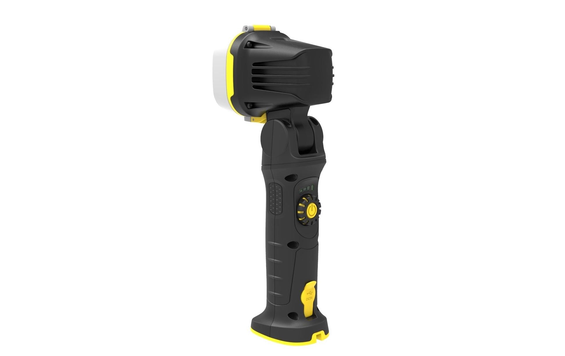 NORDRIDE Arbeitsstrahler – 1000 lm, 5800 K – IP65 – Akkubetrieb, 2600 mAh – Dimmbar, Magnet, USB-C – Schwarz