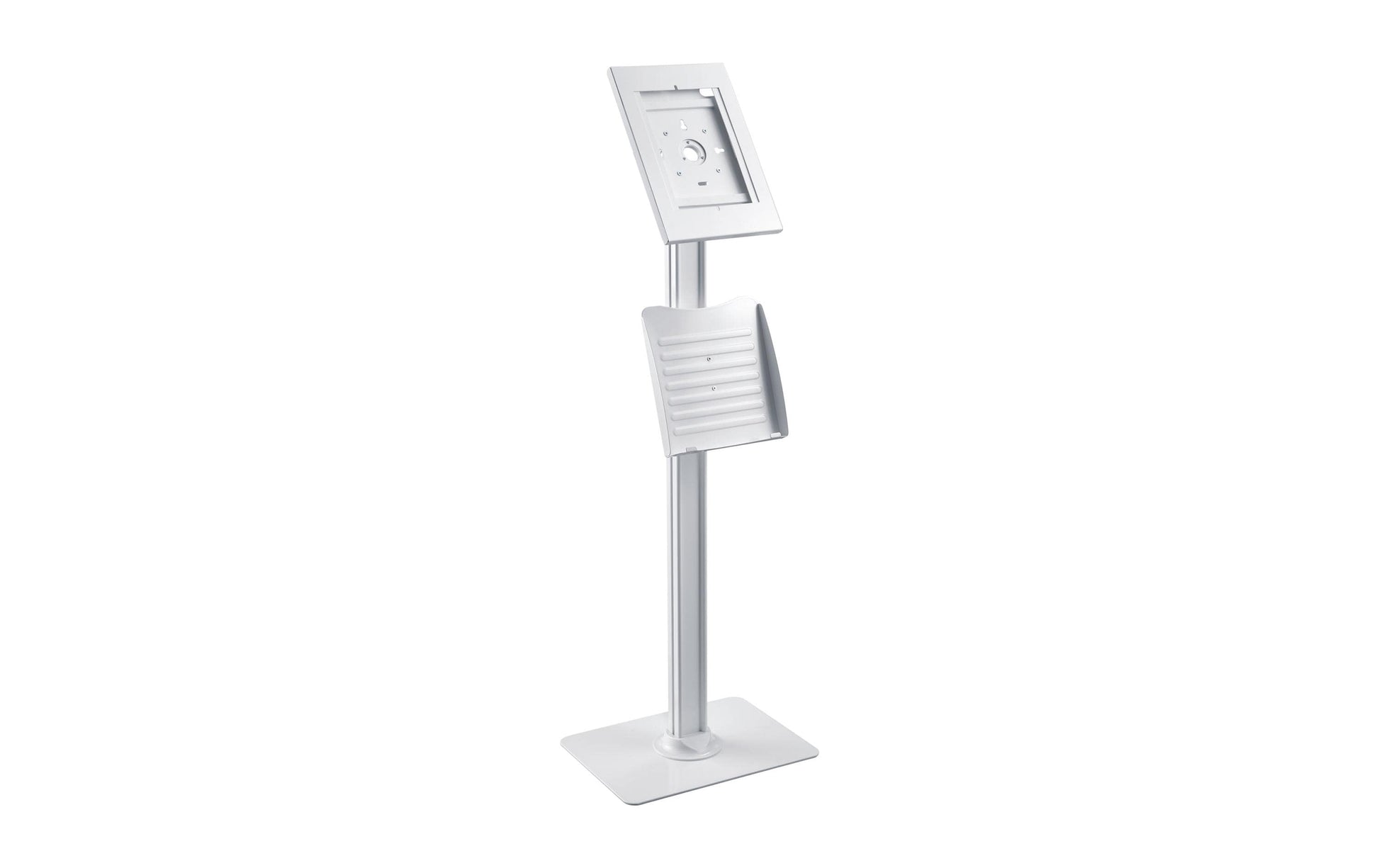 PureMounts PDS-5921 Tablet-Ständer für iPad Air (3. Gen.) – bis 10,5", abschliessbar, drehbar – Weiss