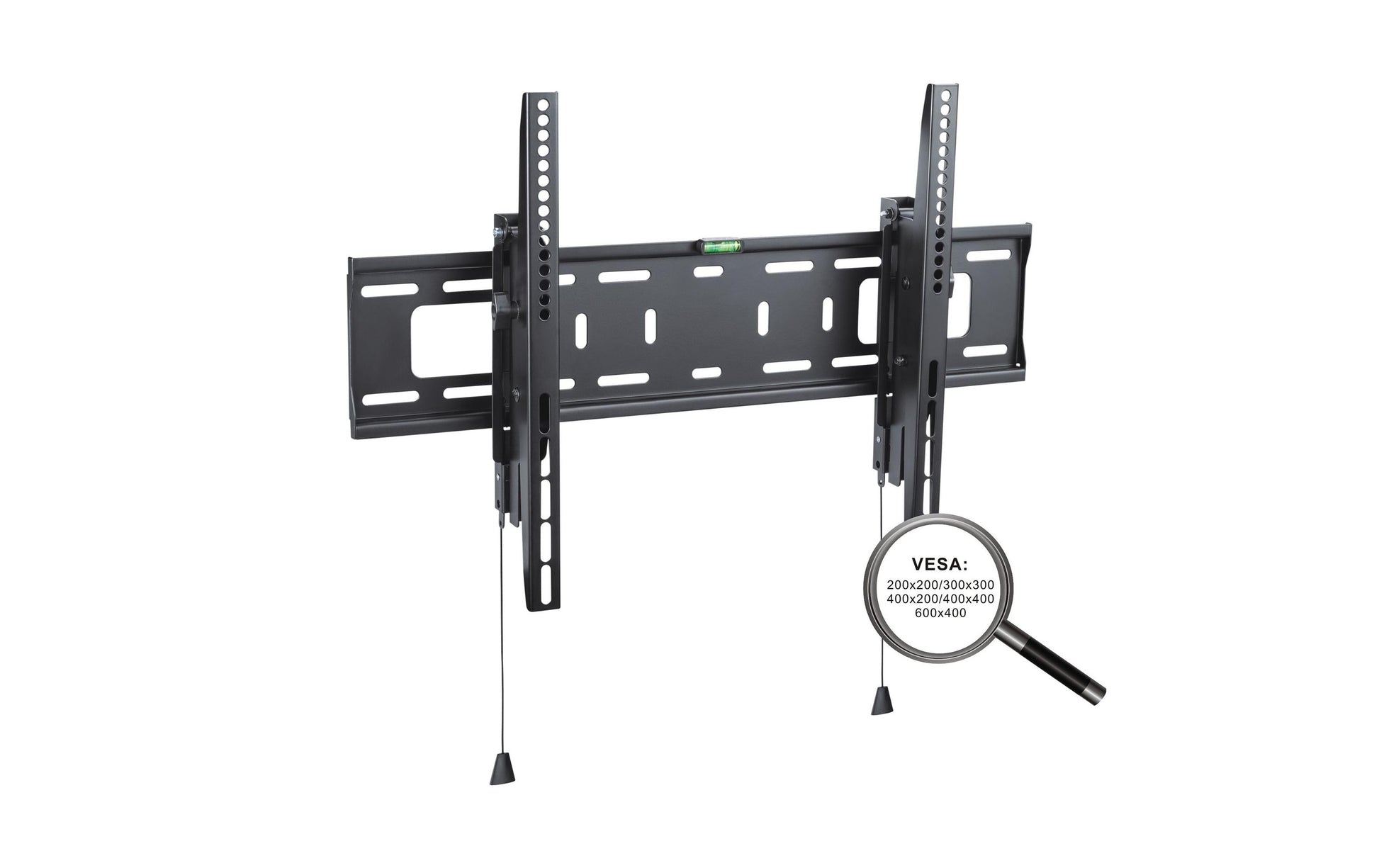 PureMounts Wandhalterung – Neigbar – 37–70" – VESA 200×200–600×400 – bis 50 kg, Diebstahlsicherung – PM-BTL600